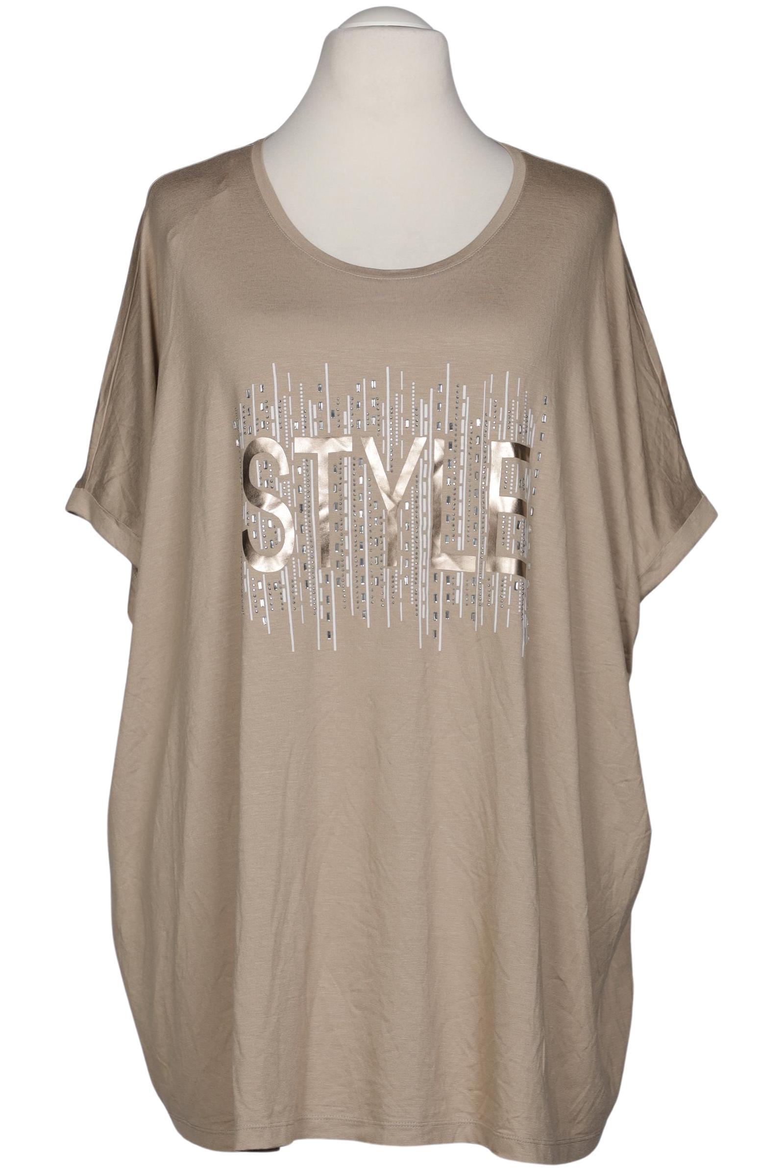 

Ulla Popken Damen T-Shirt, beige, Gr. 58