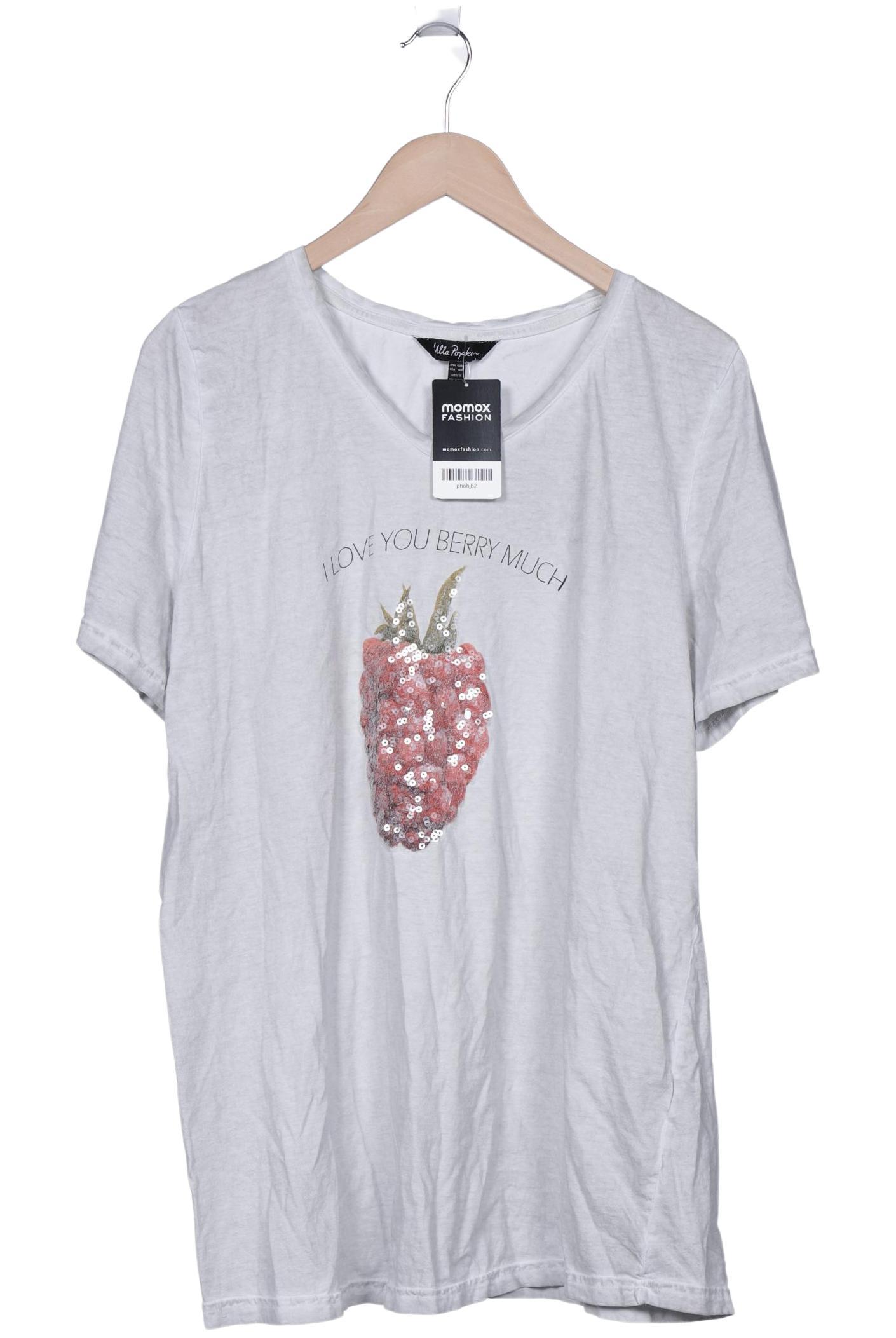 

Ulla Popken Damen T-Shirt, grau, Gr. 46