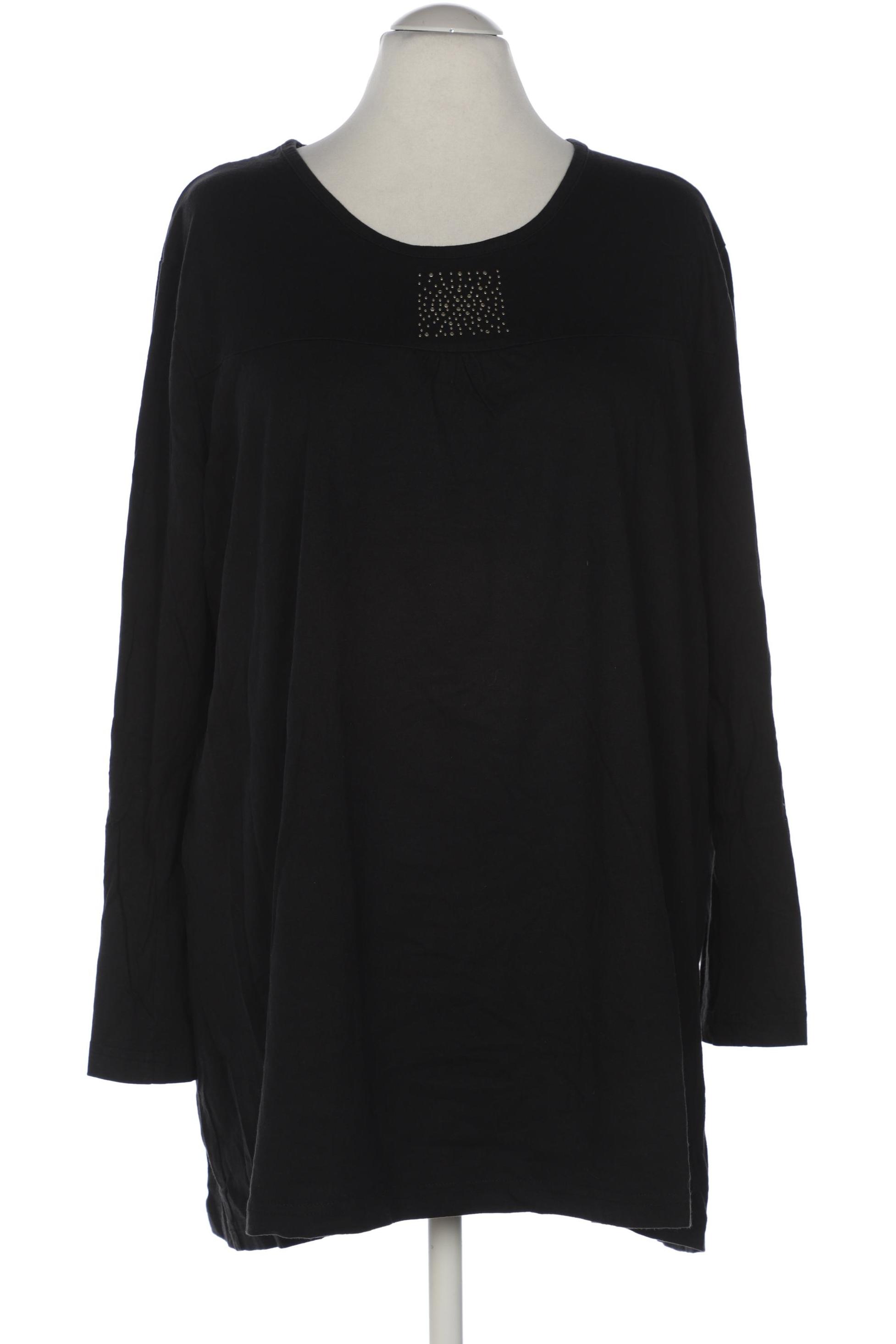 Thumbnail - Ulla Popken Damen Langarmshirt, schwarz, Gr. 52