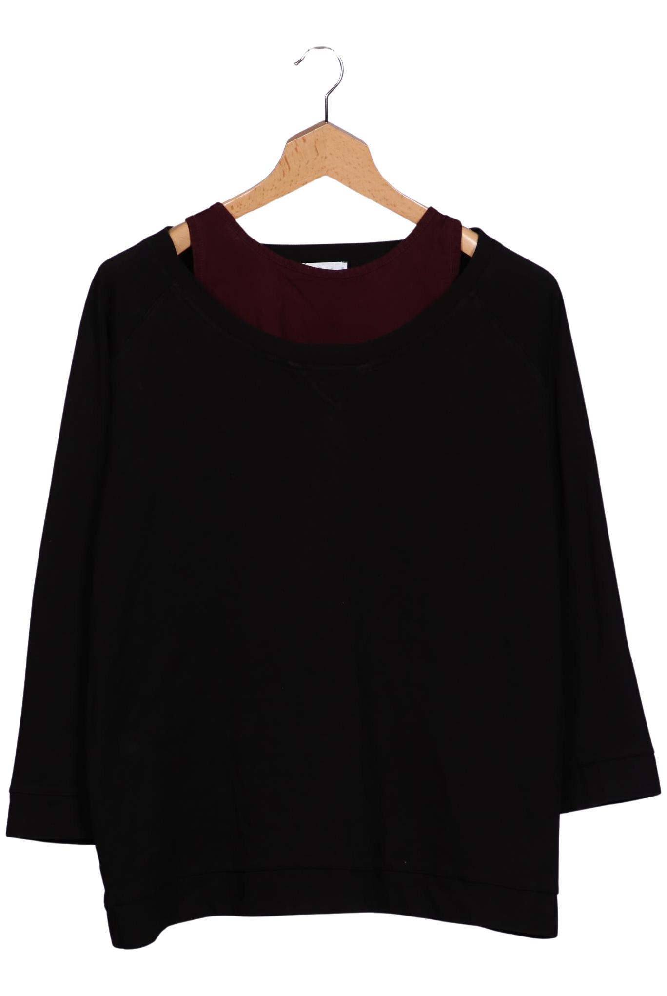 

Ulla Popken Damen Sweatshirt, schwarz, Gr. 50