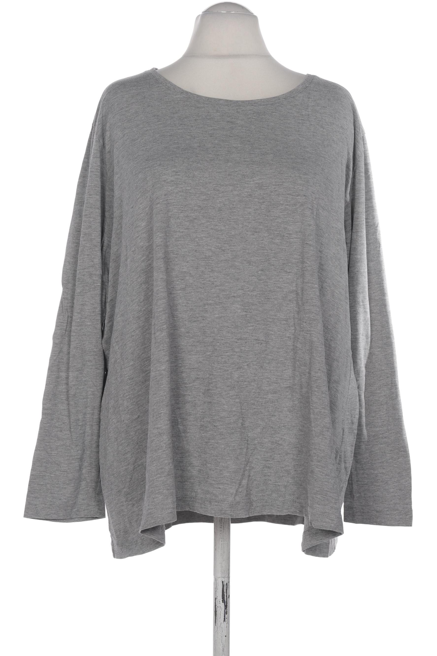 

Ulla Popken Damen Langarmshirt, grau, Gr. 54