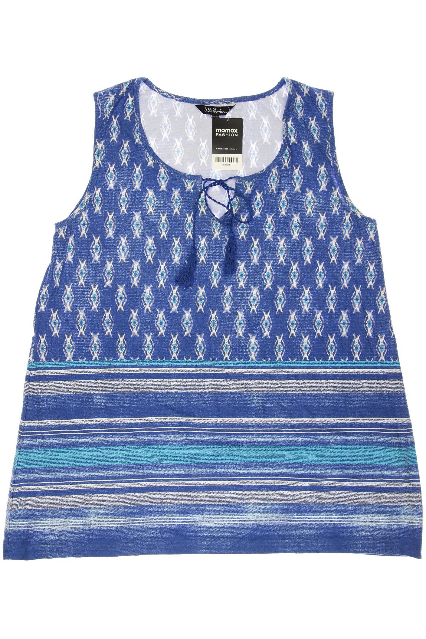 

Ulla Popken Damen Top, blau, Gr. 46