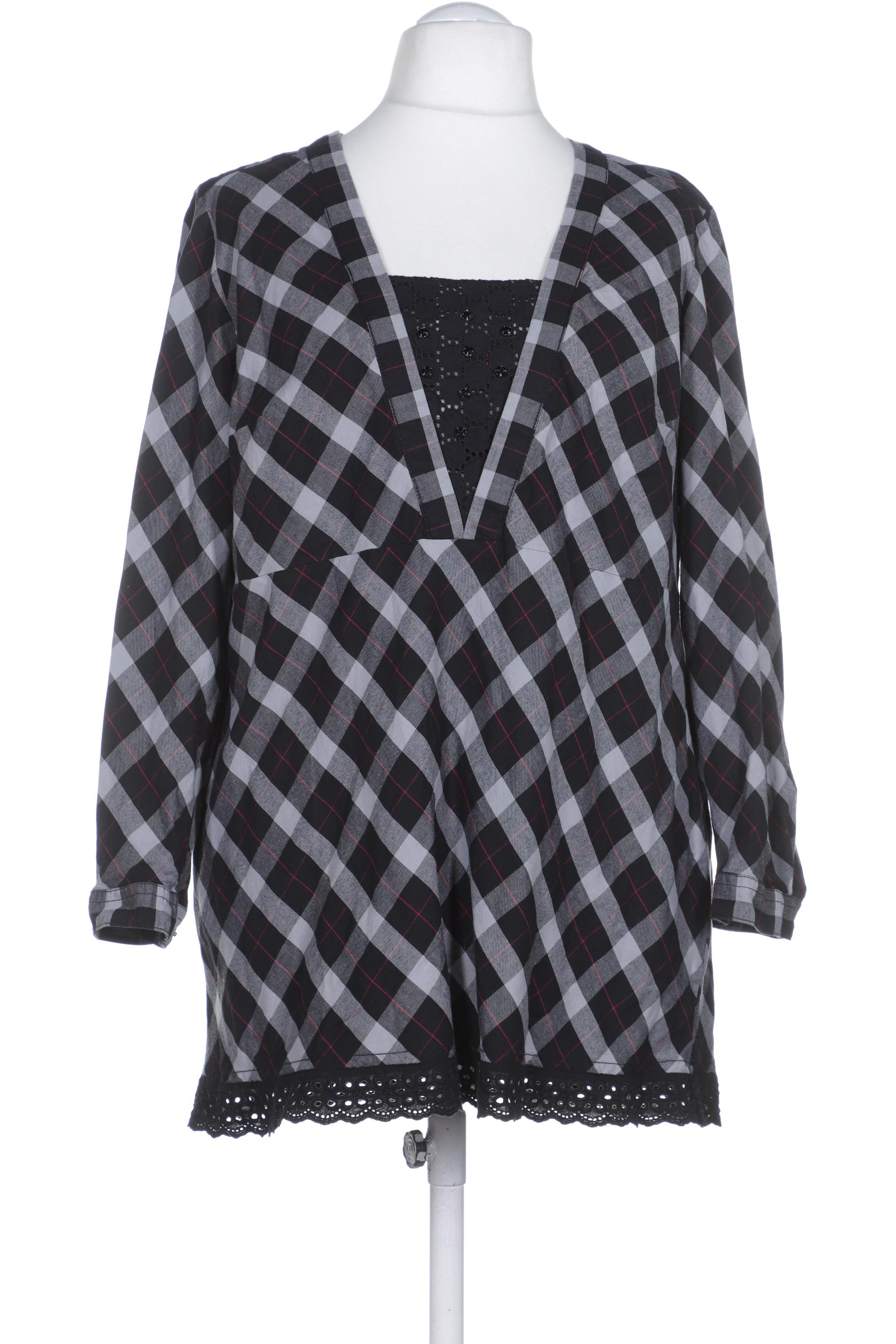 

Ulla Popken Damen Bluse, grau, Gr. 46