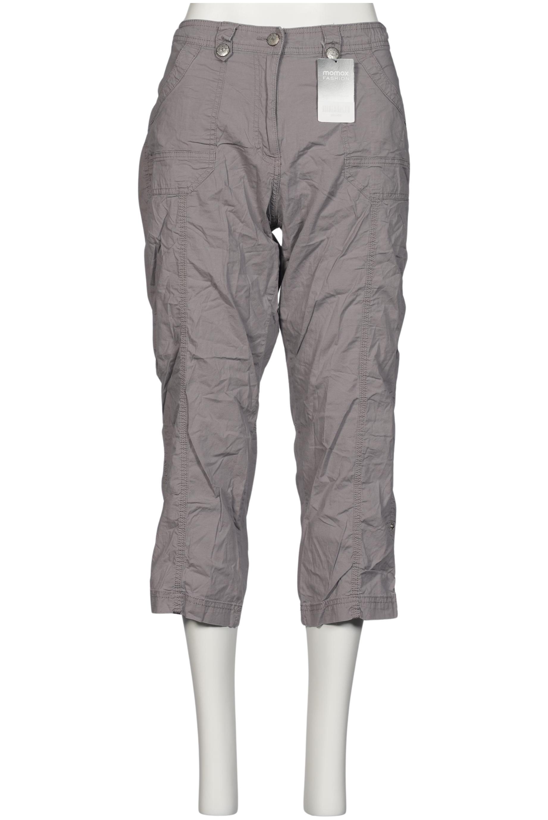 

Ulla Popken Damen Stoffhose, grau, Gr. 42