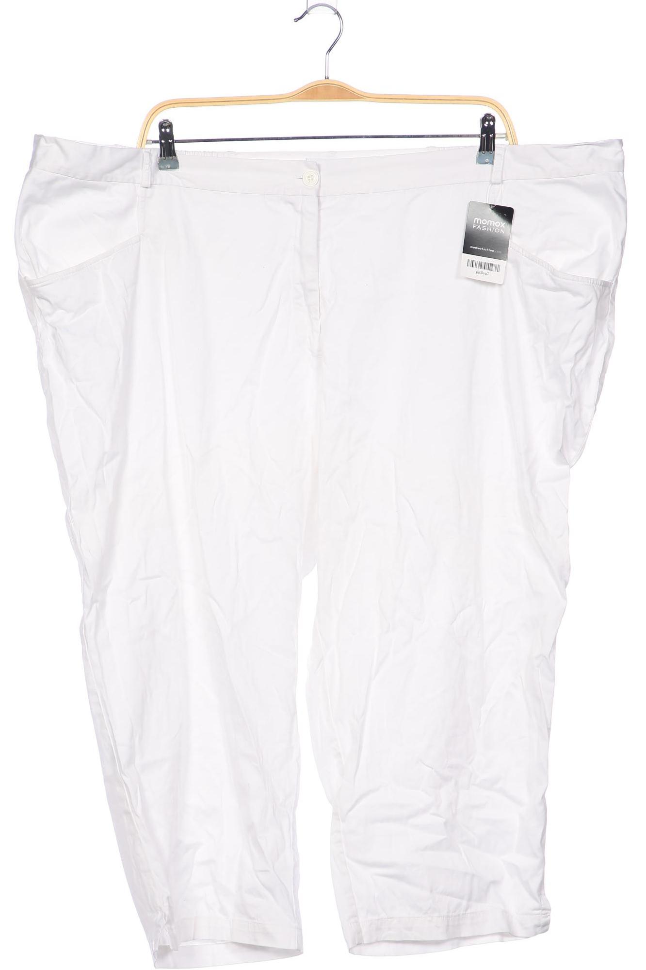 

Ulla Popken Damen Stoffhose, weiß, Gr. 60