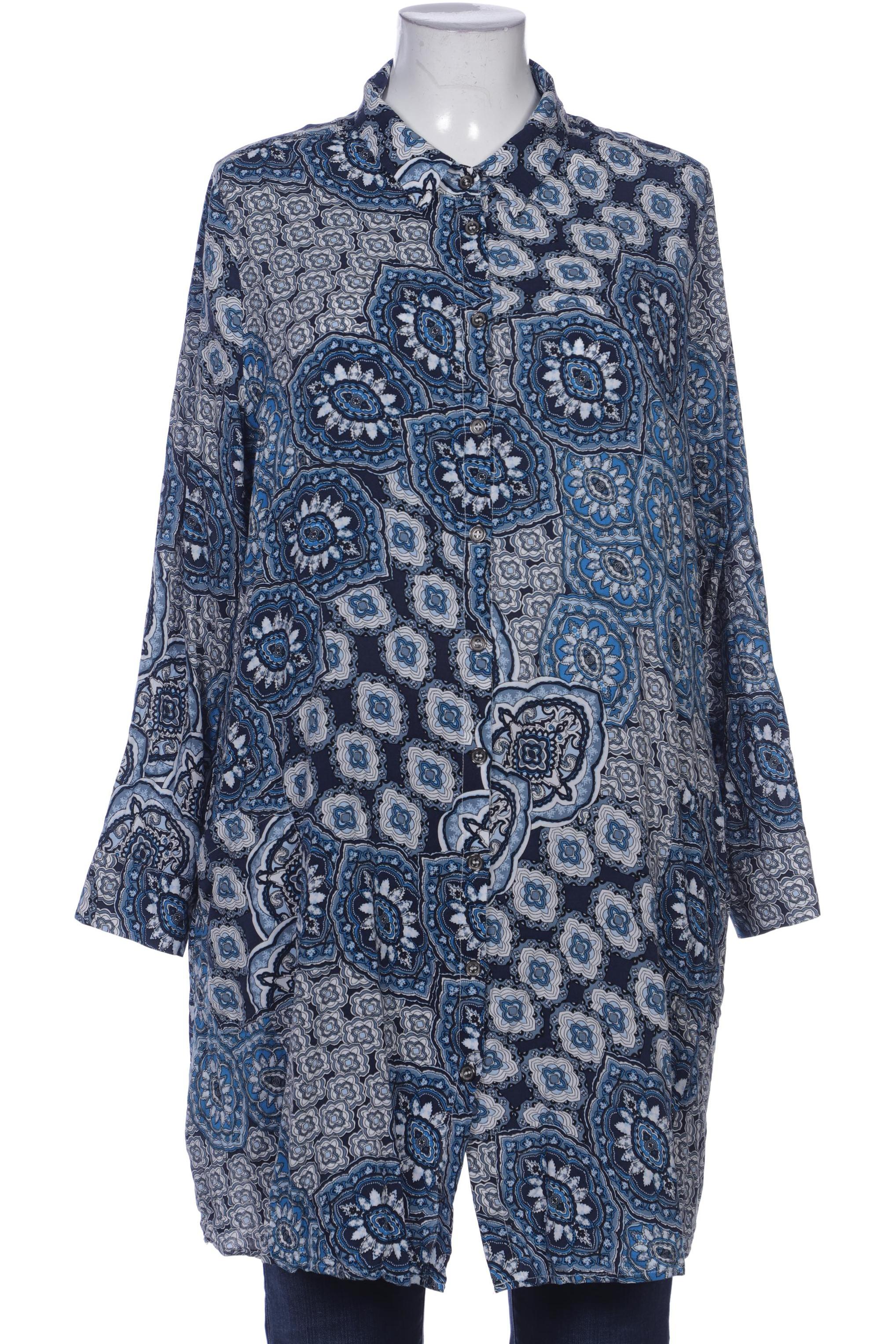 

Ulla Popken Damen Bluse, blau, Gr. 46