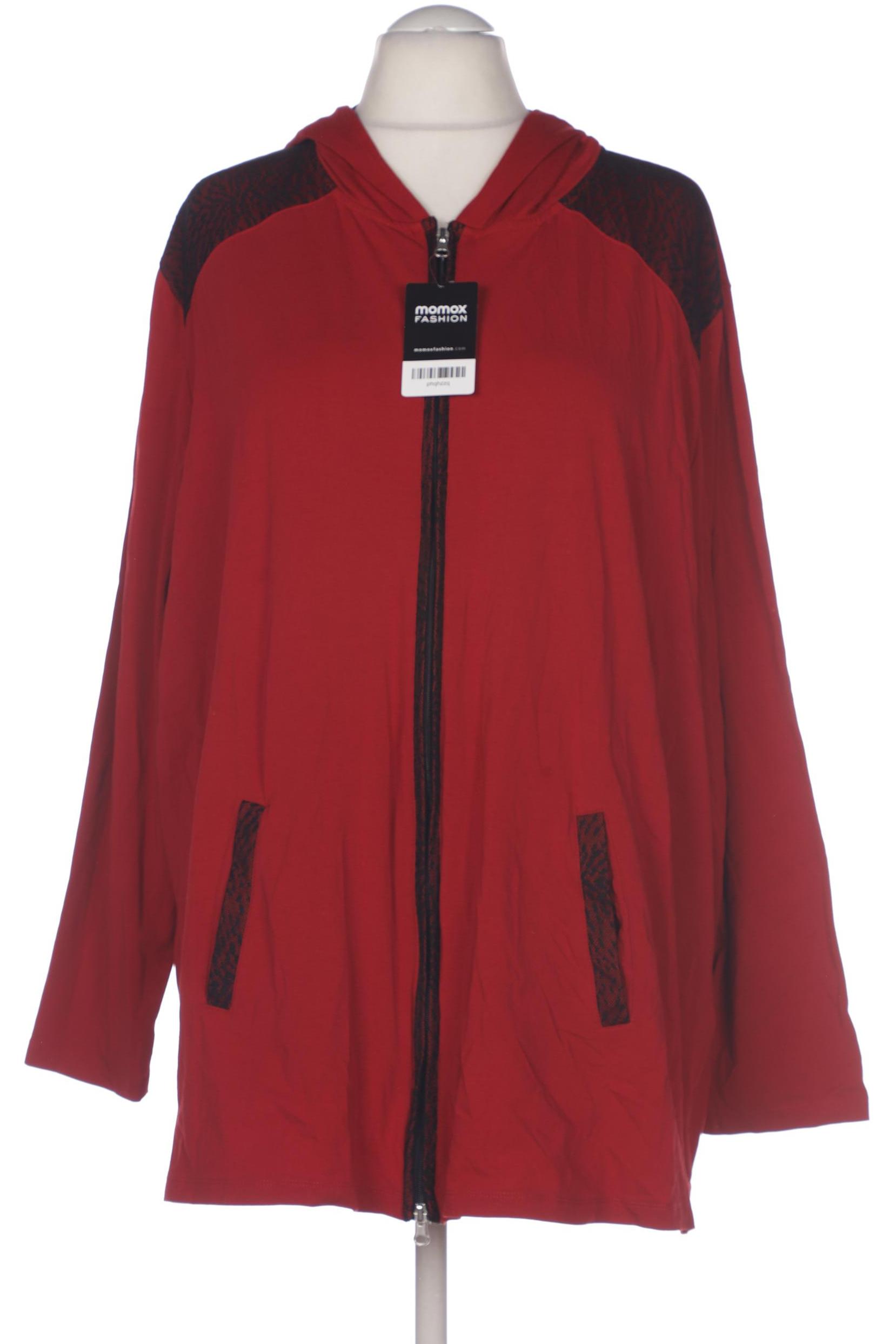 

Ulla Popken Damen Strickjacke, rot, Gr. 54