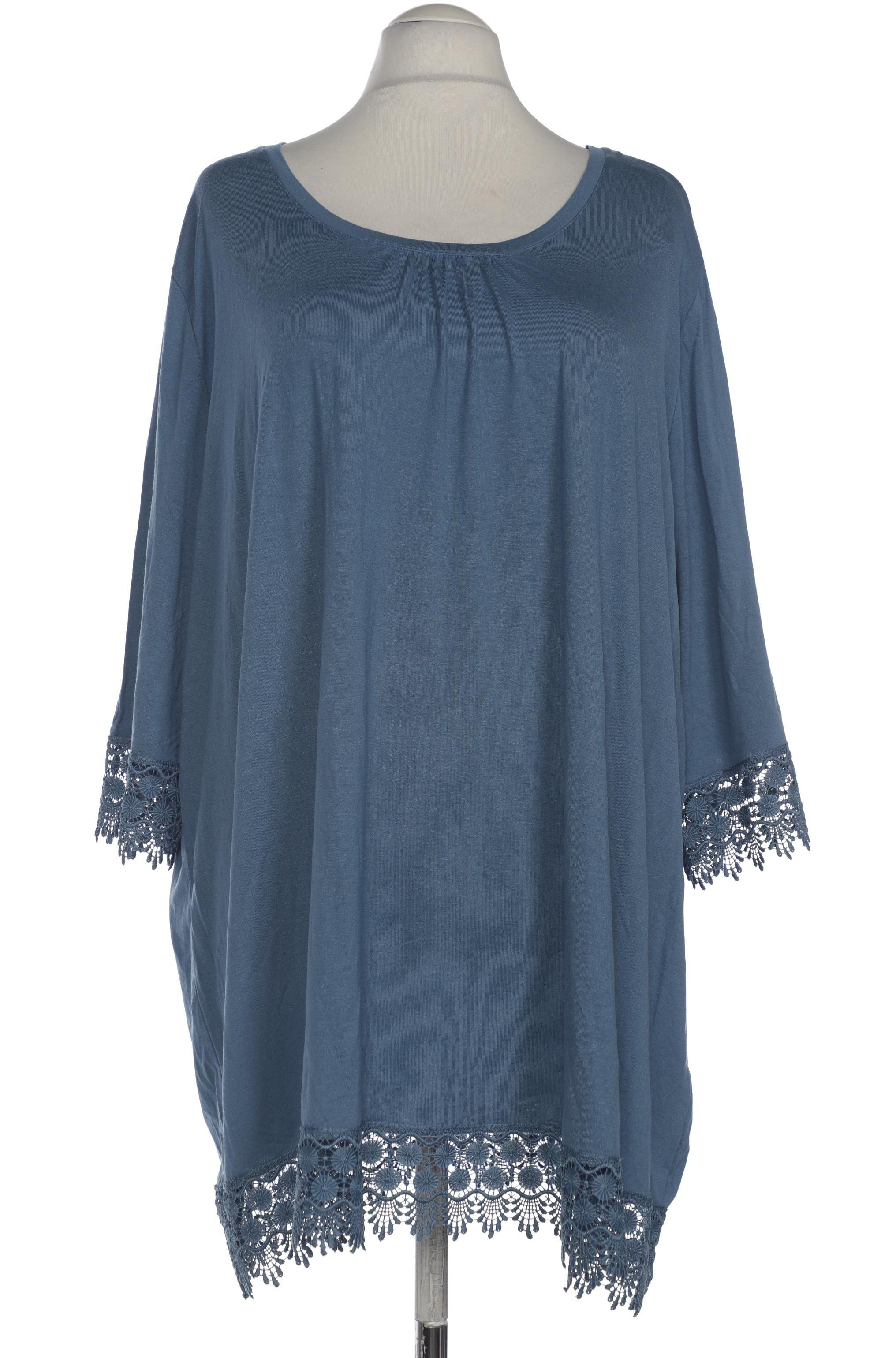 

Ulla Popken Damen Langarmshirt, blau, Gr. 54