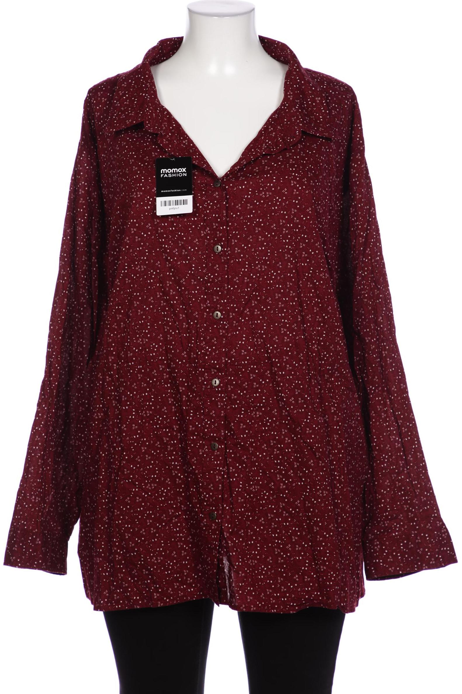 

Ulla Popken Damen Bluse, bordeaux, Gr. 48