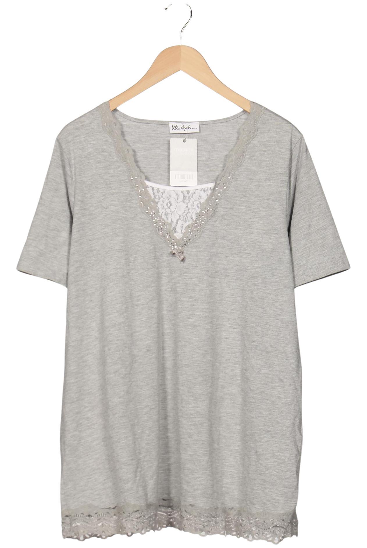 

Ulla Popken Damen T-Shirt, grau, Gr. 46
