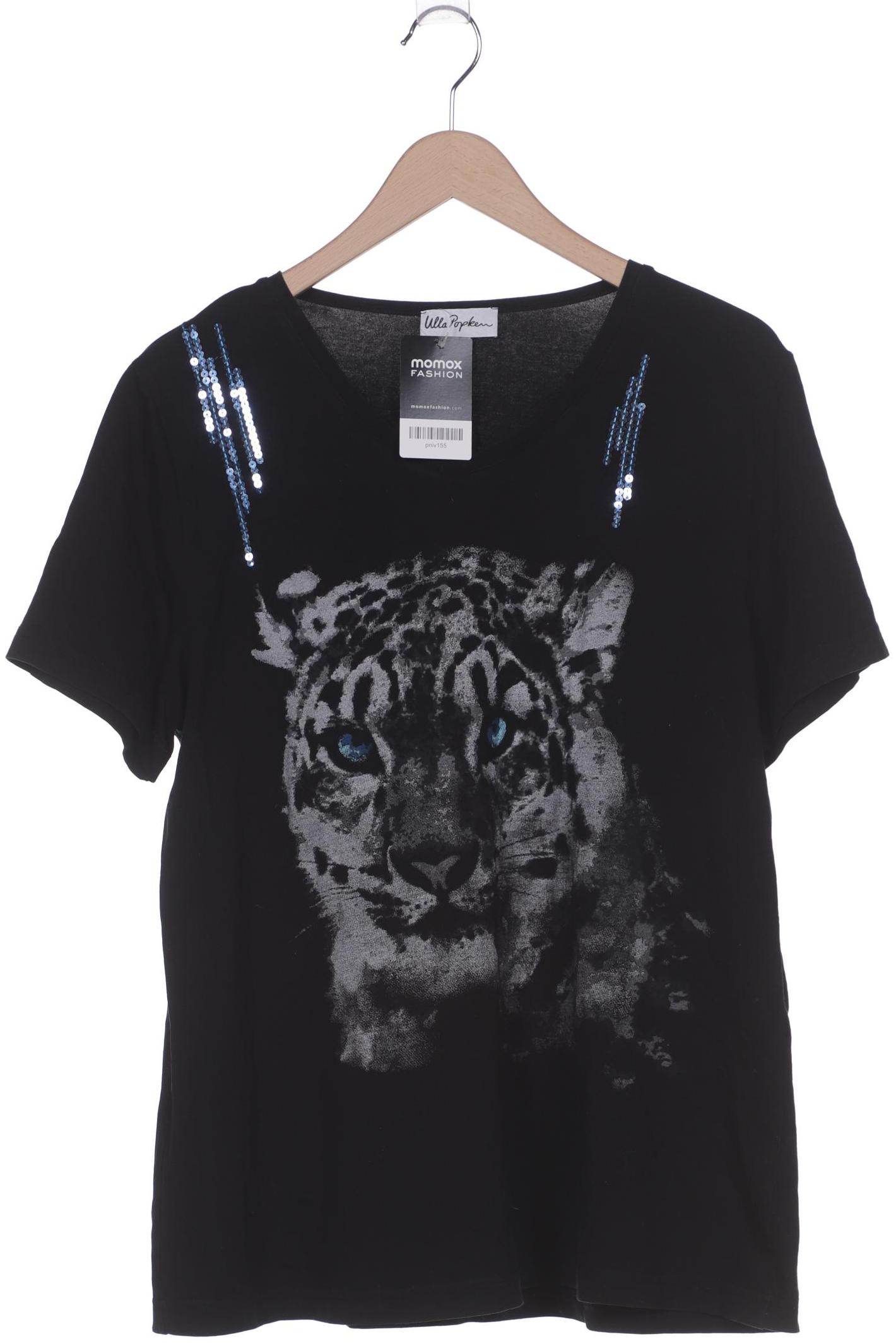 

Ulla Popken Damen T-Shirt, schwarz, Gr. 46