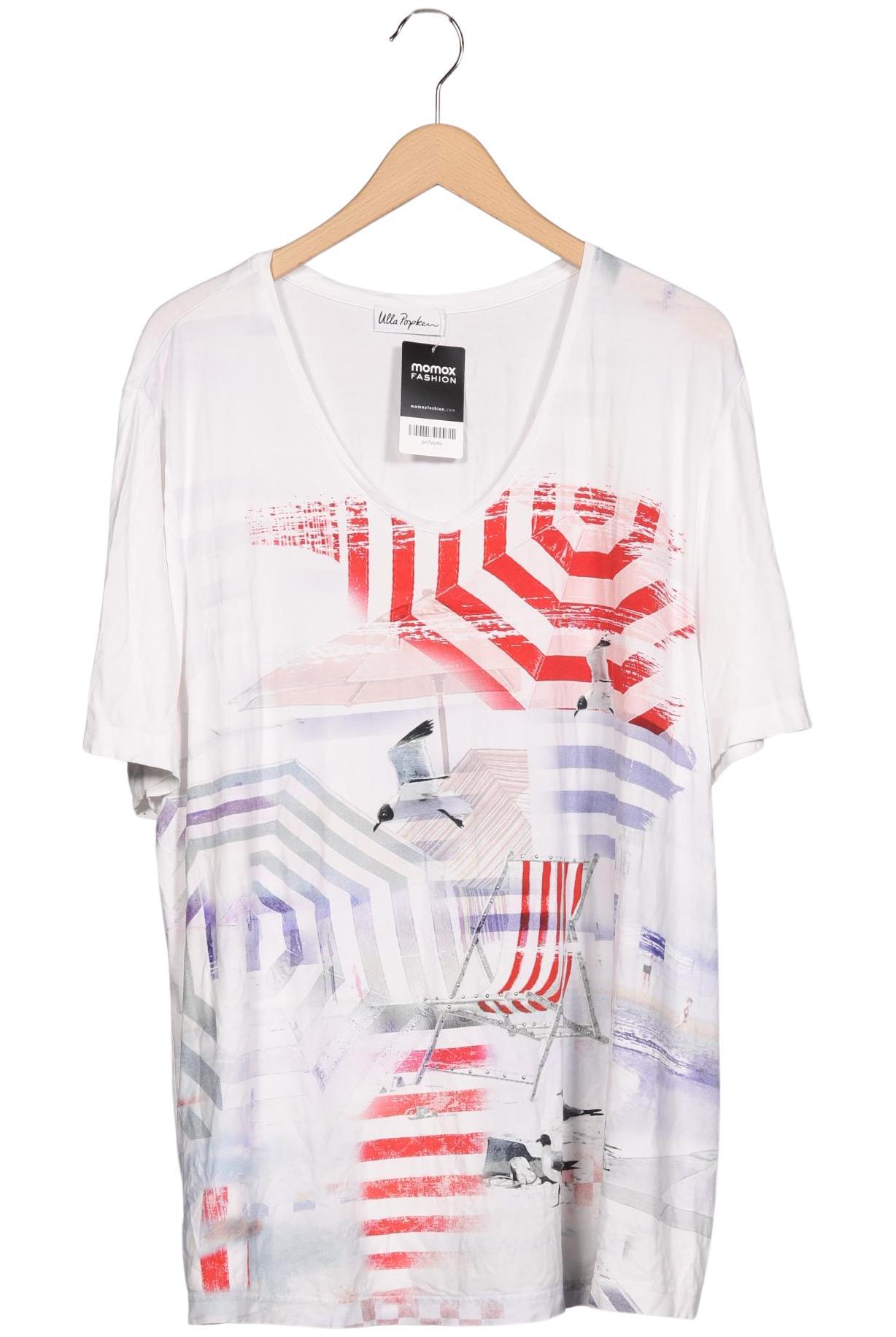 

Ulla Popken Damen T-Shirt, weiß, Gr. 48