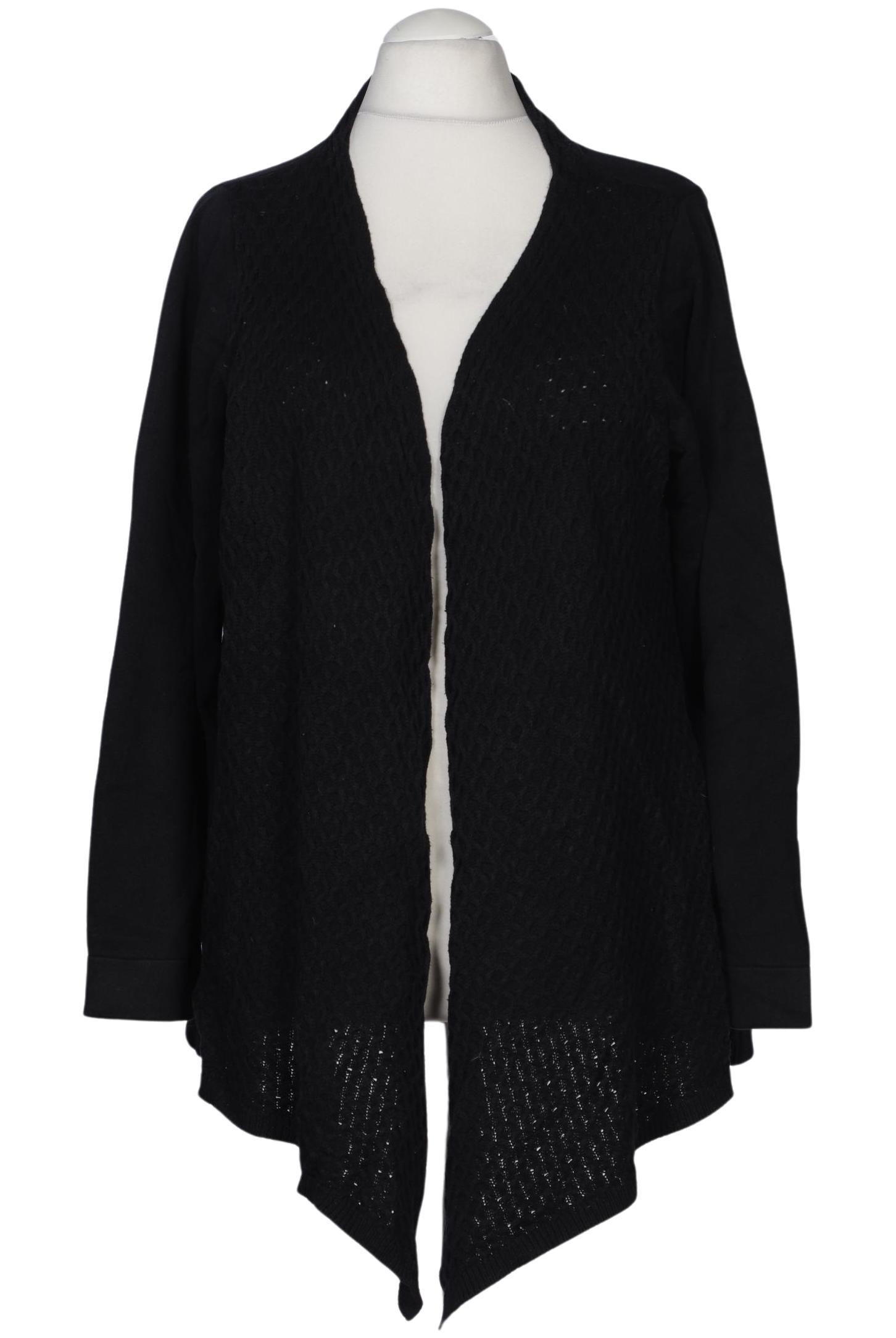 

Ulla Popken Damen Strickjacke, schwarz, Gr. 46