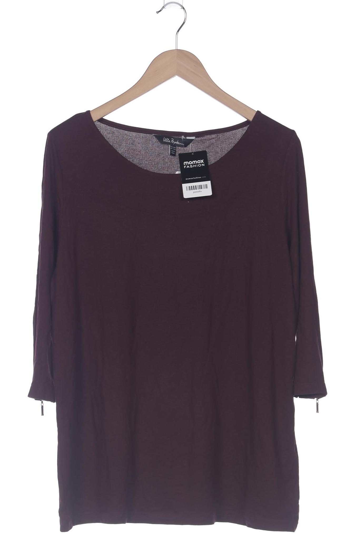 

Ulla Popken Damen Langarmshirt, bordeaux, Gr. 42