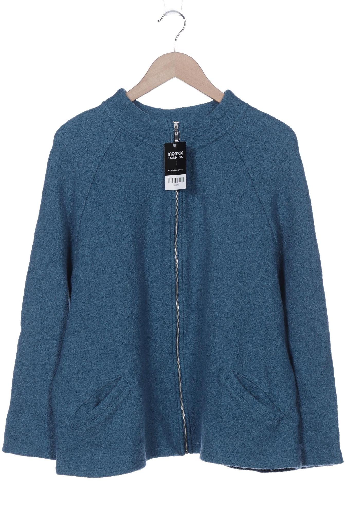 

Ulla Popken Damen Strickjacke, blau, Gr. 52