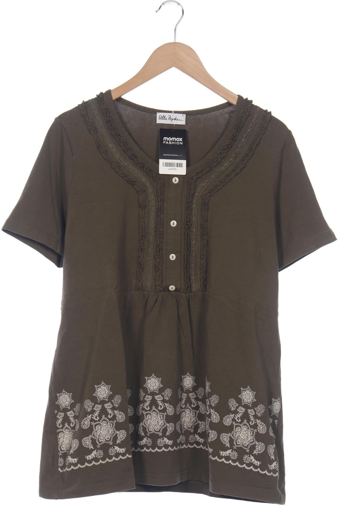 

Ulla Popken Damen T-Shirt, grün, Gr. 46