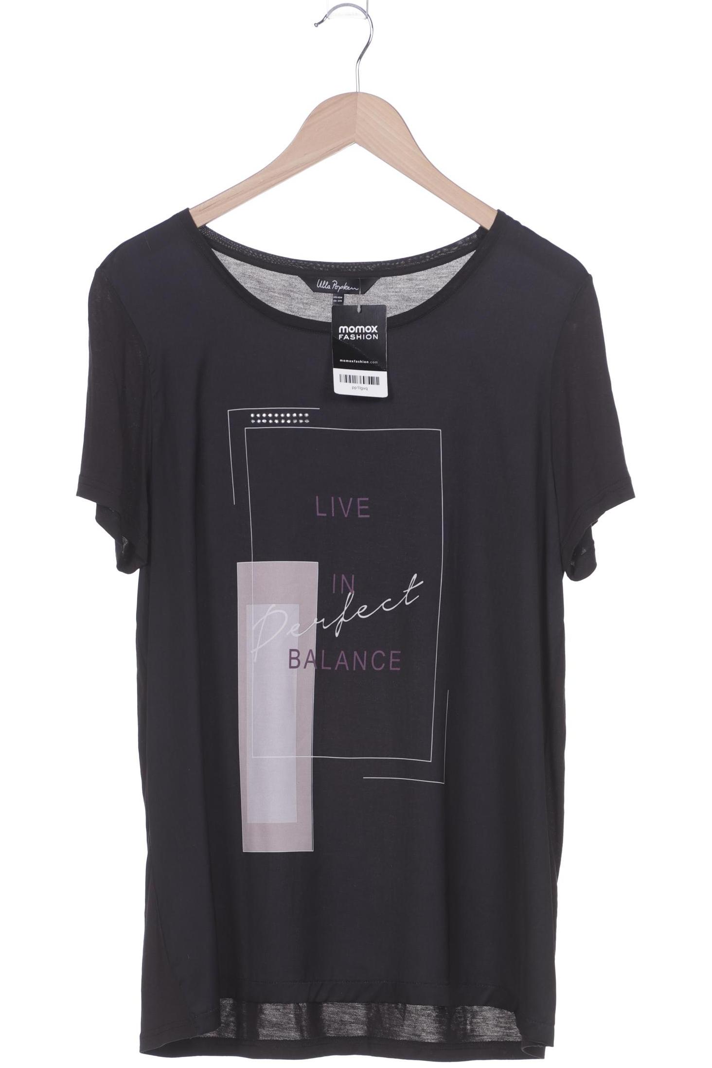 

Ulla Popken Damen T-Shirt, schwarz, Gr. 42