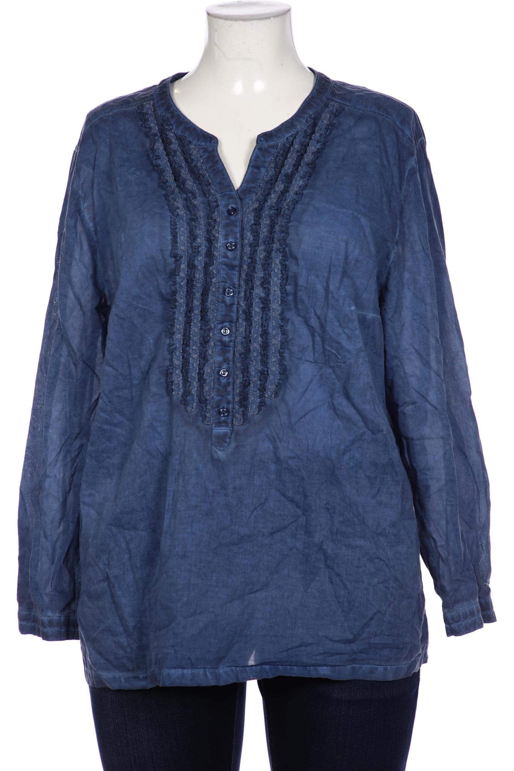 

Ulla Popken Damen Bluse, blau, Gr. 46