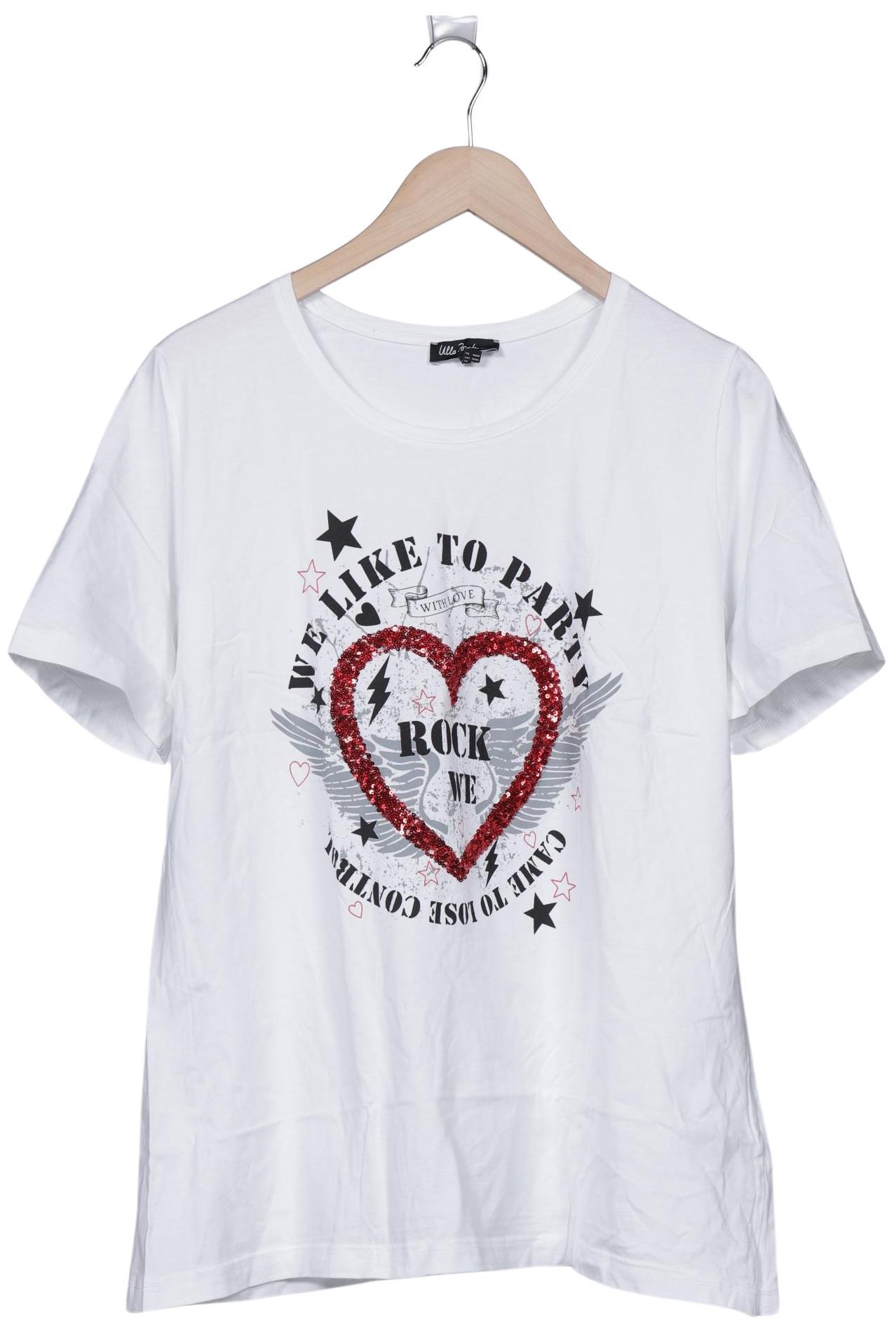 

Ulla Popken Damen T-Shirt, weiß, Gr. 46