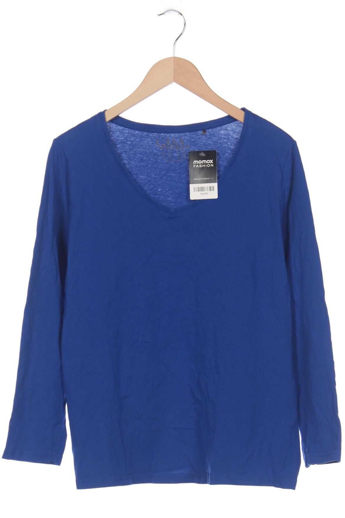 

Ulla Popken Damen Langarmshirt, blau, Gr. 46