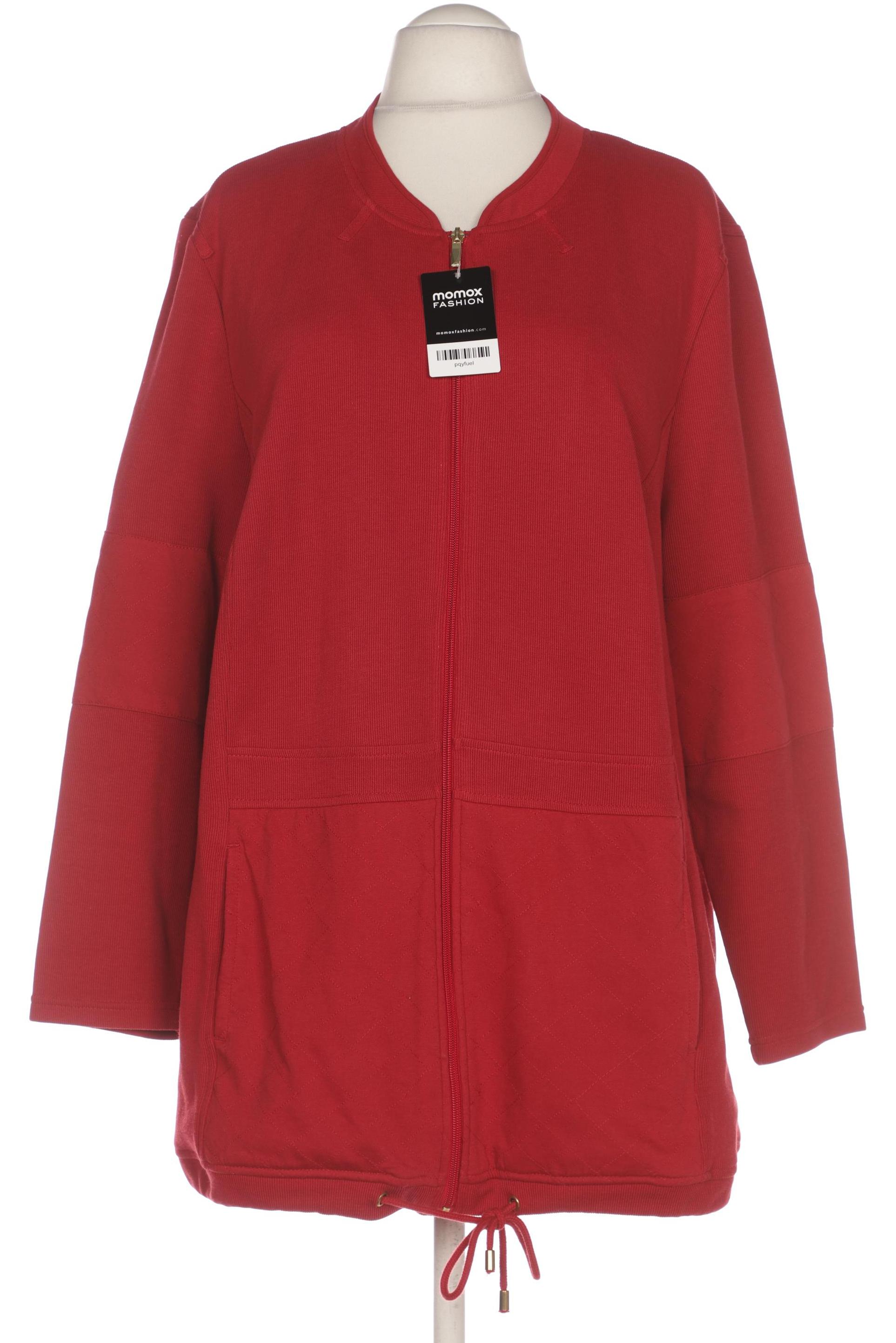 

Ulla Popken Damen Strickjacke, rot, Gr. 54
