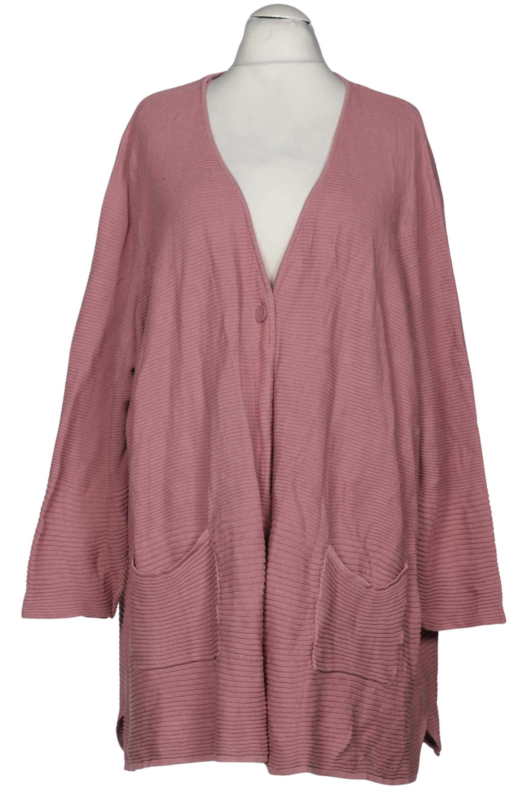 

Ulla Popken Damen Strickjacke, pink, Gr. 58