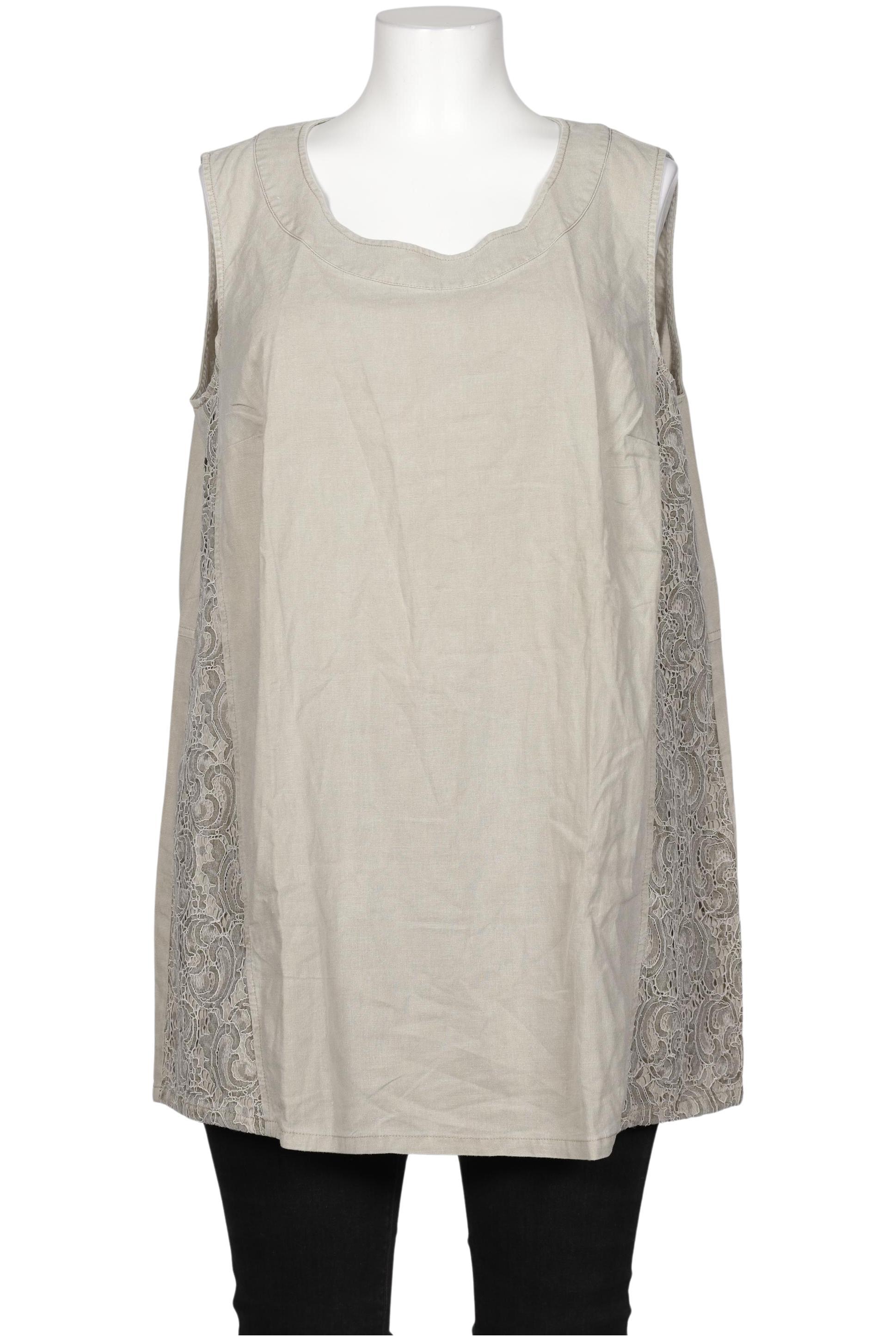 

Ulla Popken Damen Bluse, beige, Gr. 46