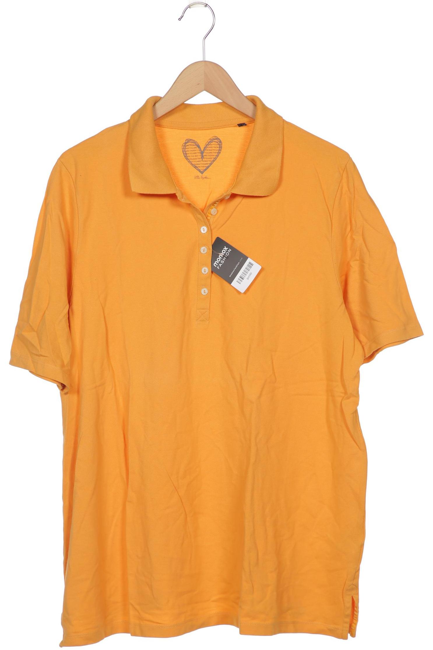 

Ulla Popken Damen Poloshirt, orange, Gr. 46