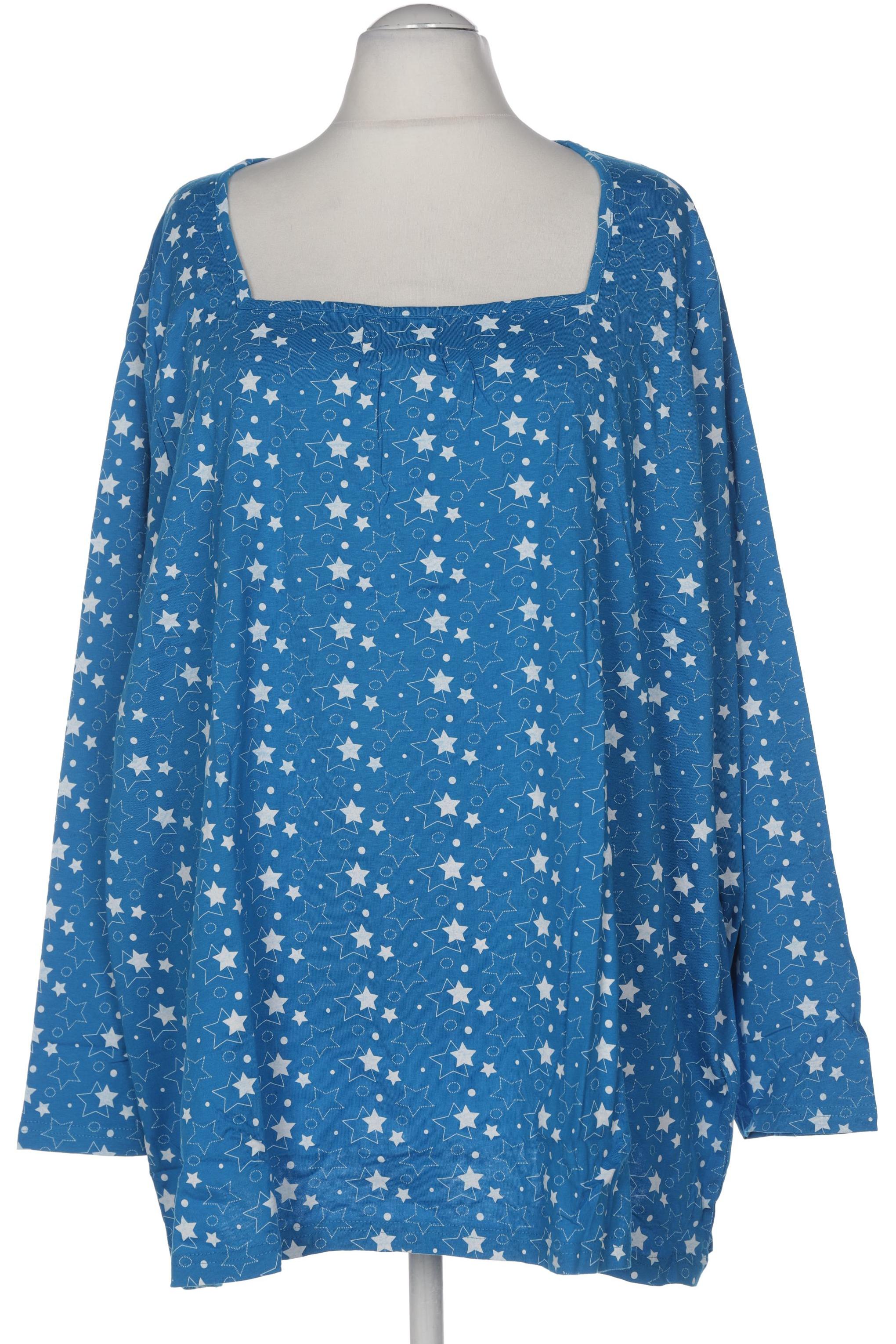 

Ulla Popken Damen Langarmshirt, blau