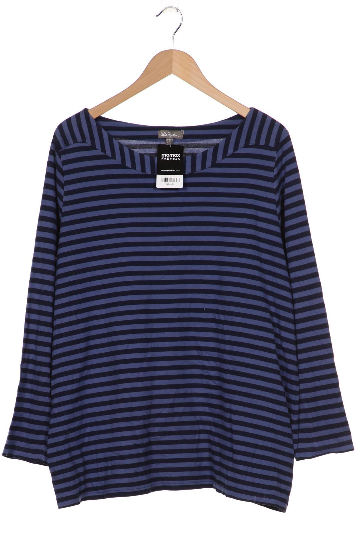 

Ulla Popken Damen Langarmshirt, blau