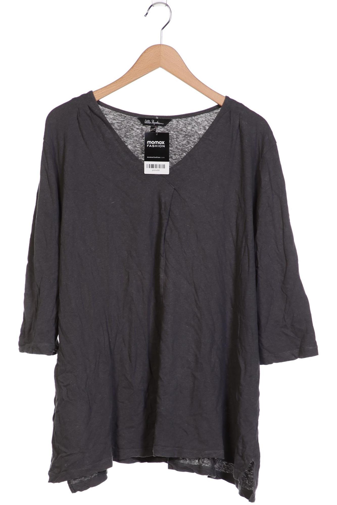 

Ulla Popken Damen Langarmshirt, grau, Gr. 50