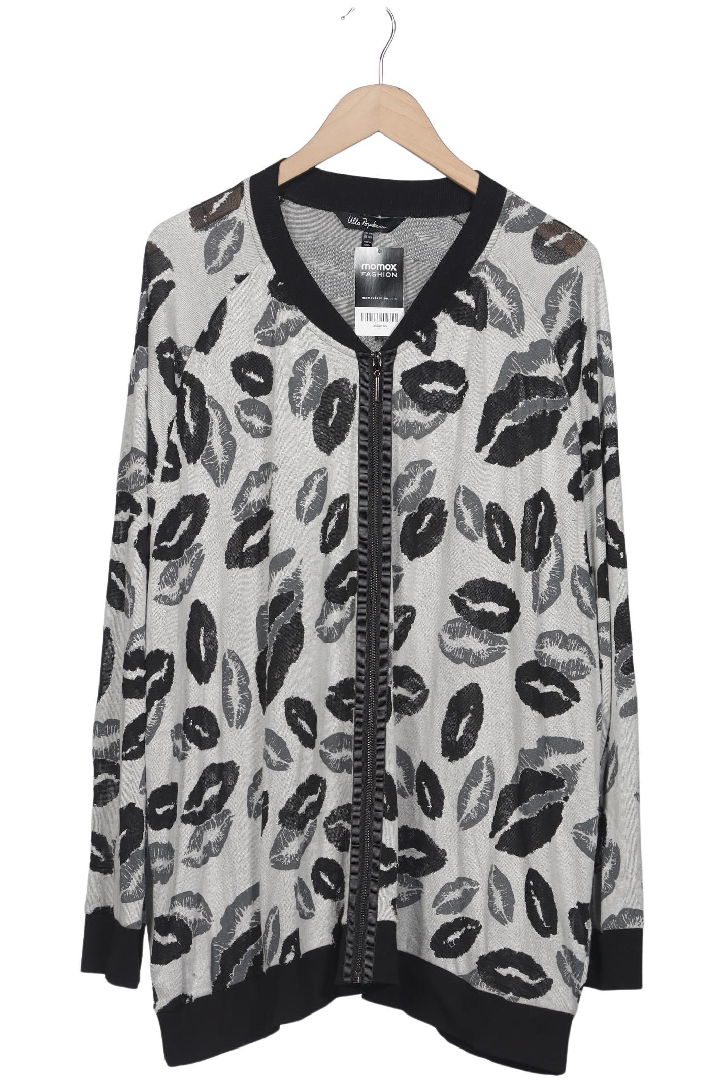 

Ulla Popken Damen Strickjacke, grau, Gr. 62