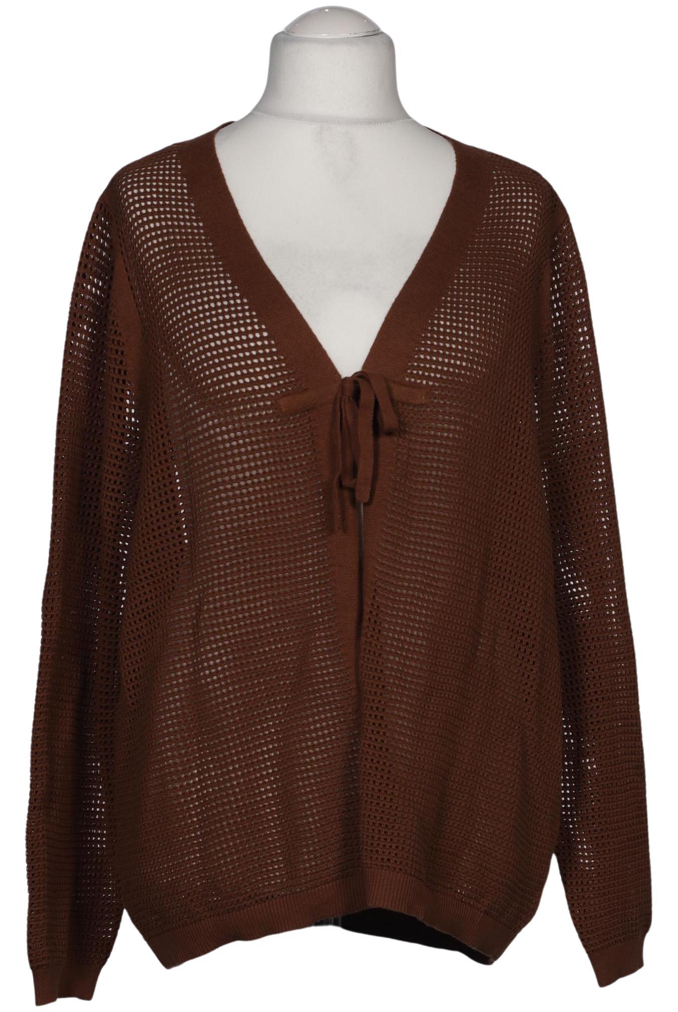 

Ulla Popken Damen Strickjacke, braun, Gr. 46