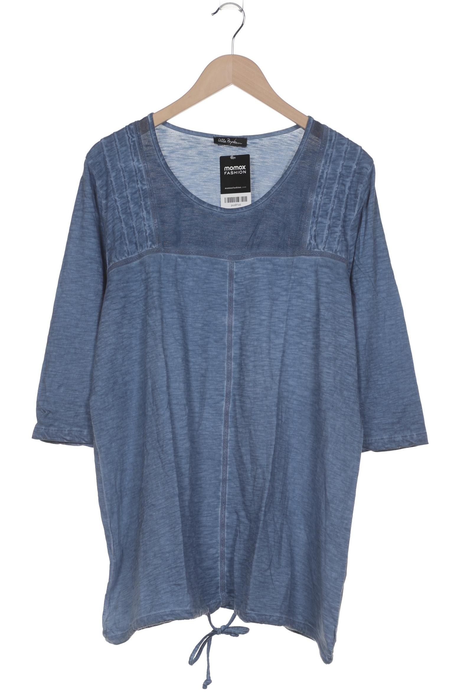

Ulla Popken Damen Langarmshirt, blau, Gr. 48
