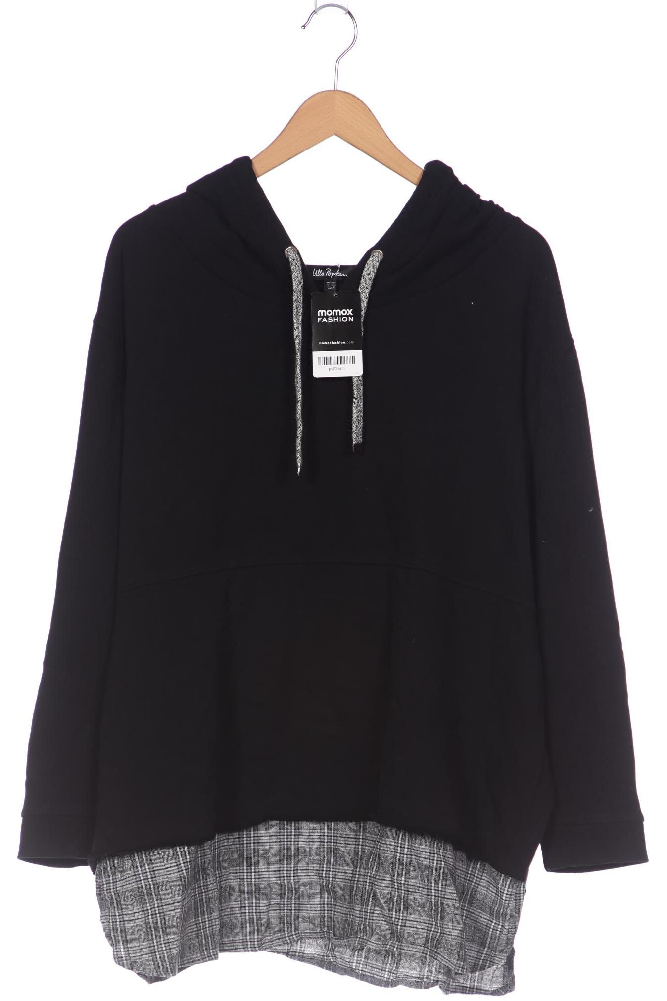 

Ulla Popken Damen Kapuzenpullover, schwarz, Gr. 50