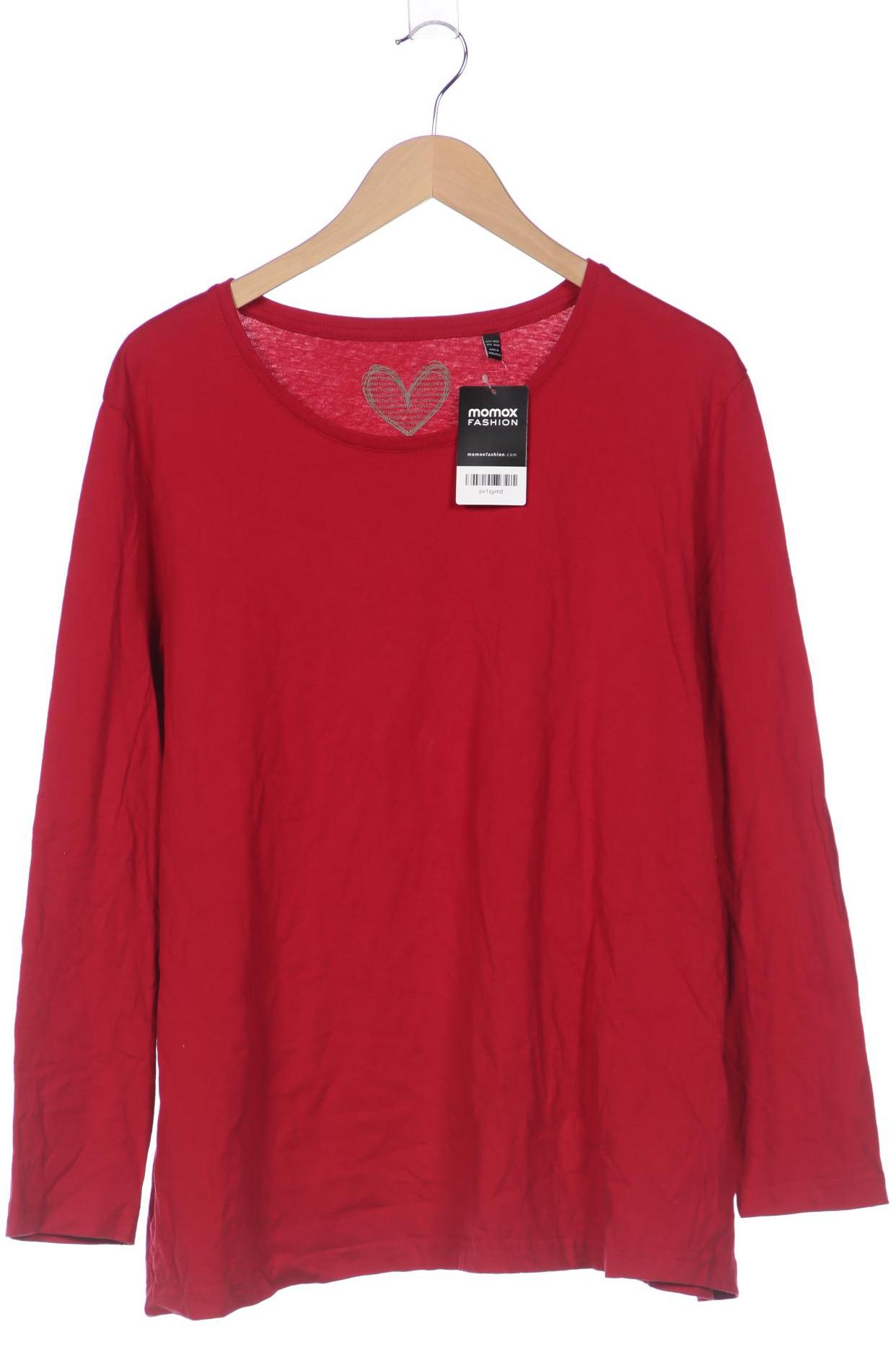 

Ulla Popken Damen Langarmshirt, rot