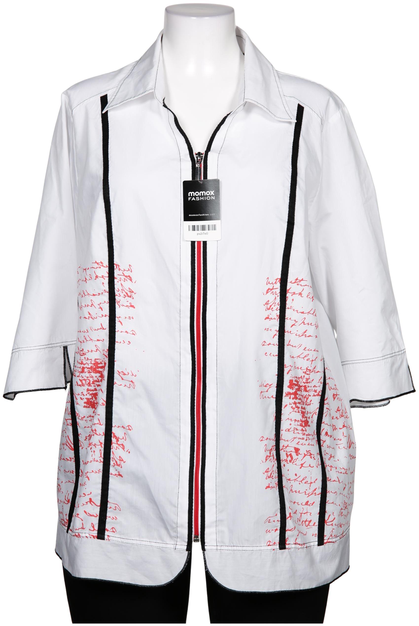 

Ulla Popken Damen Bluse, weiß, Gr. 46
