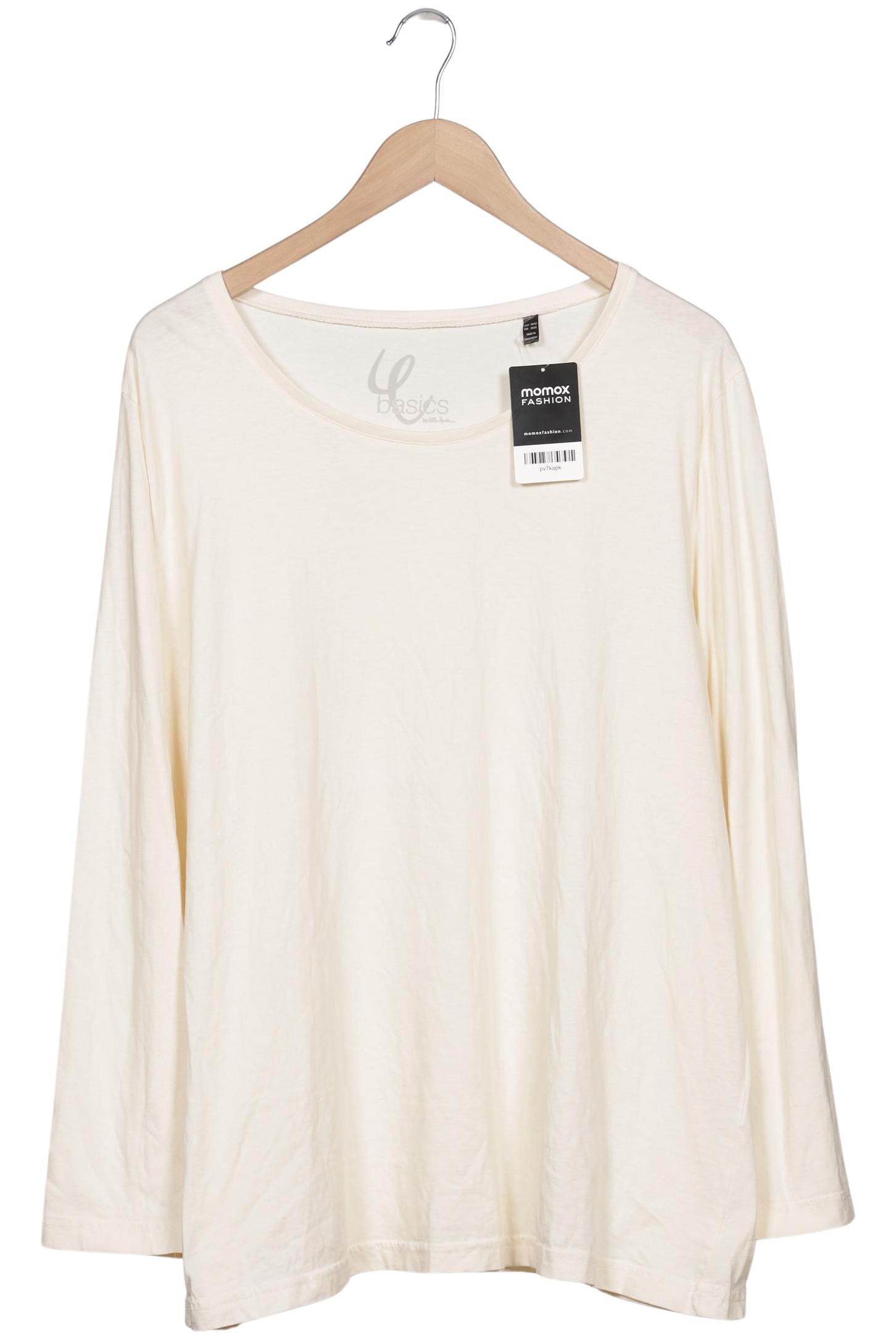 

Ulla Popken Damen Langarmshirt, cremeweiß, Gr. 50