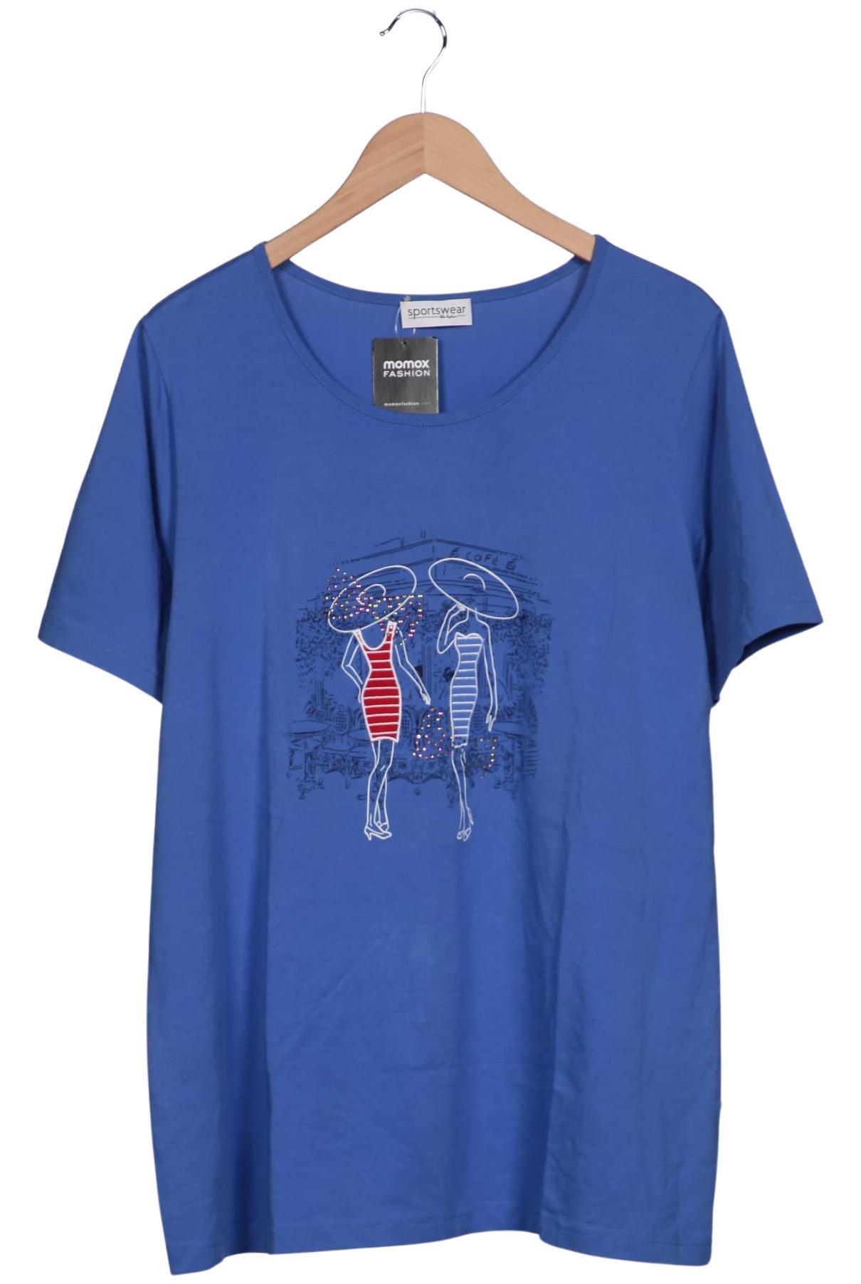 

Ulla Popken Damen T-Shirt, blau, Gr. 46