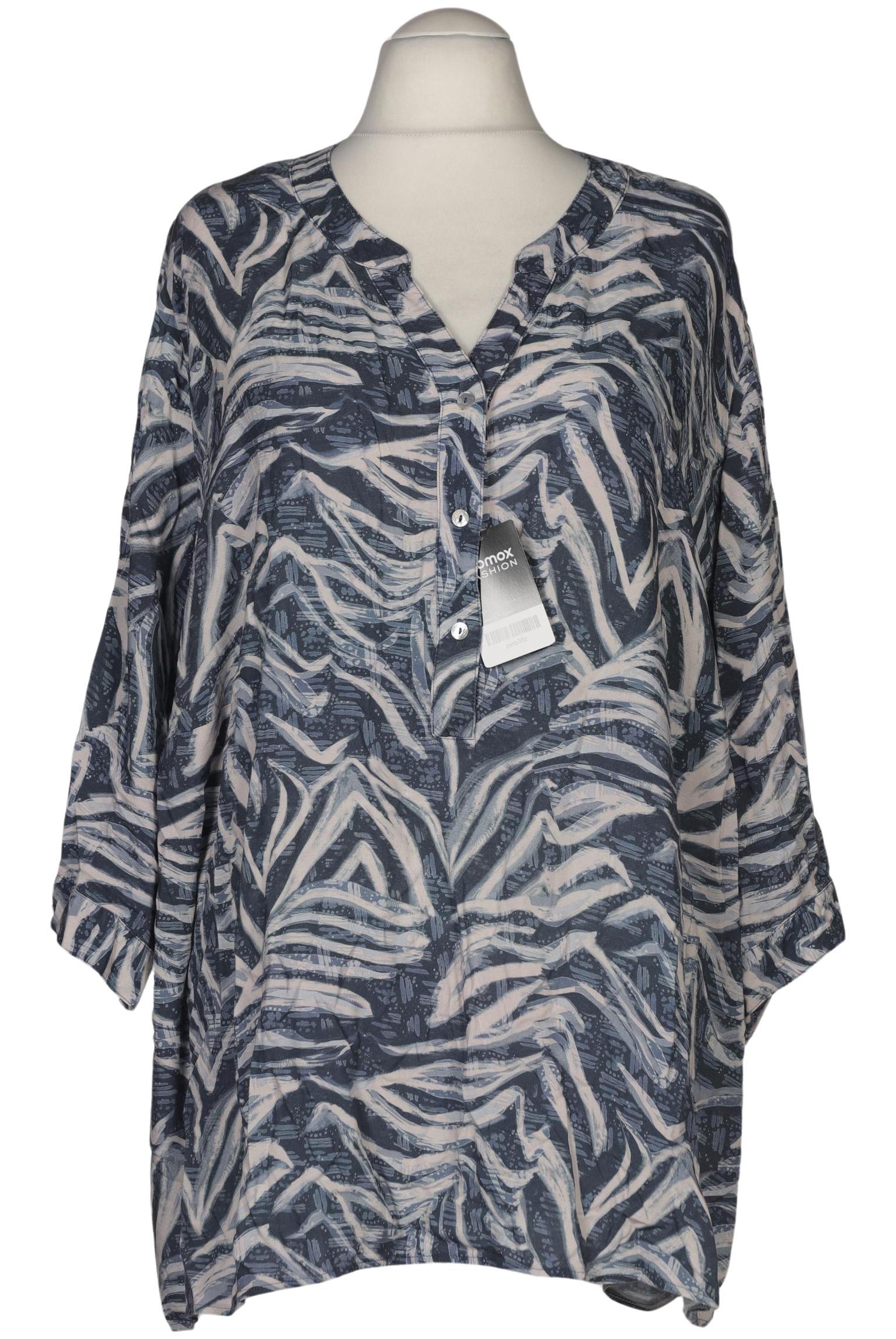 

Ulla Popken Damen Bluse, blau, Gr. 62
