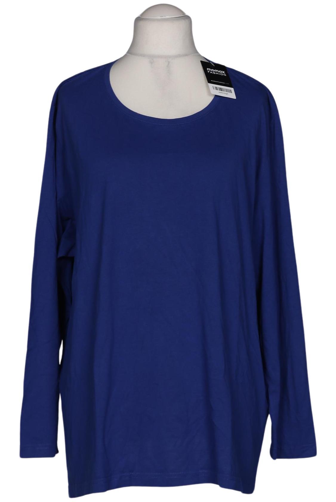 

Ulla Popken Damen Langarmshirt, blau, Gr. 54