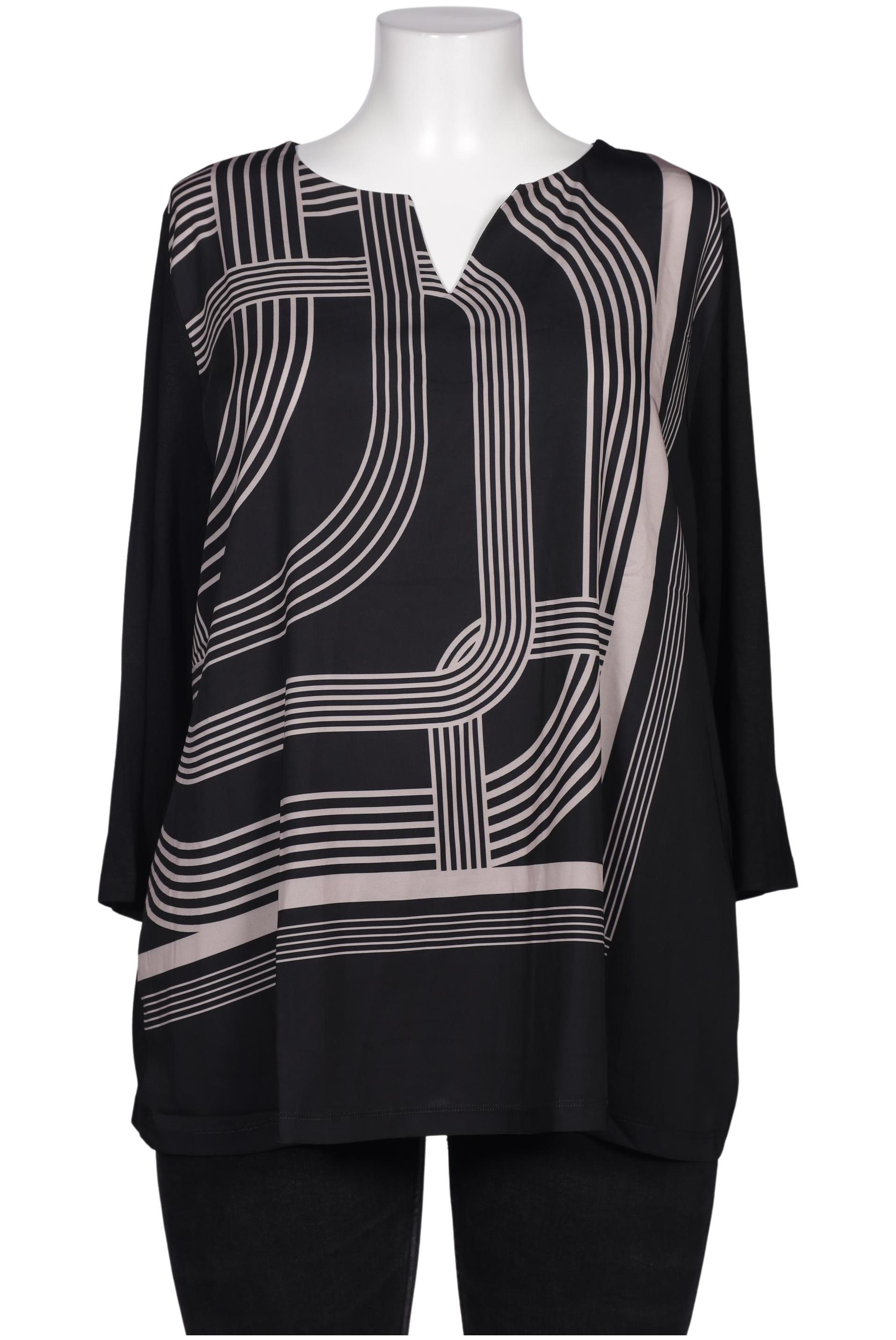 

Ulla Popken Damen Bluse, schwarz, Gr. 46