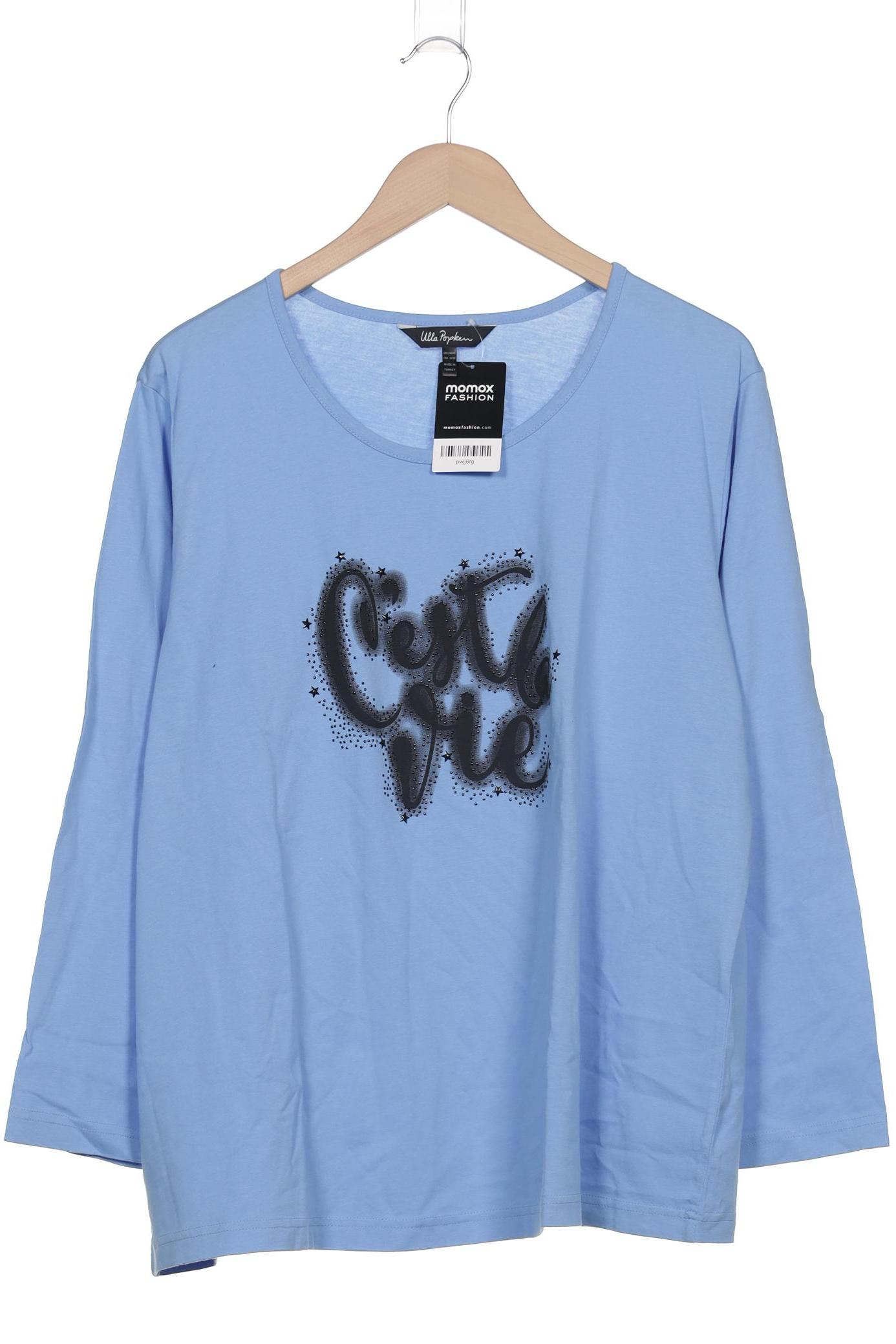 

Ulla Popken Damen Langarmshirt, blau, Gr. 46