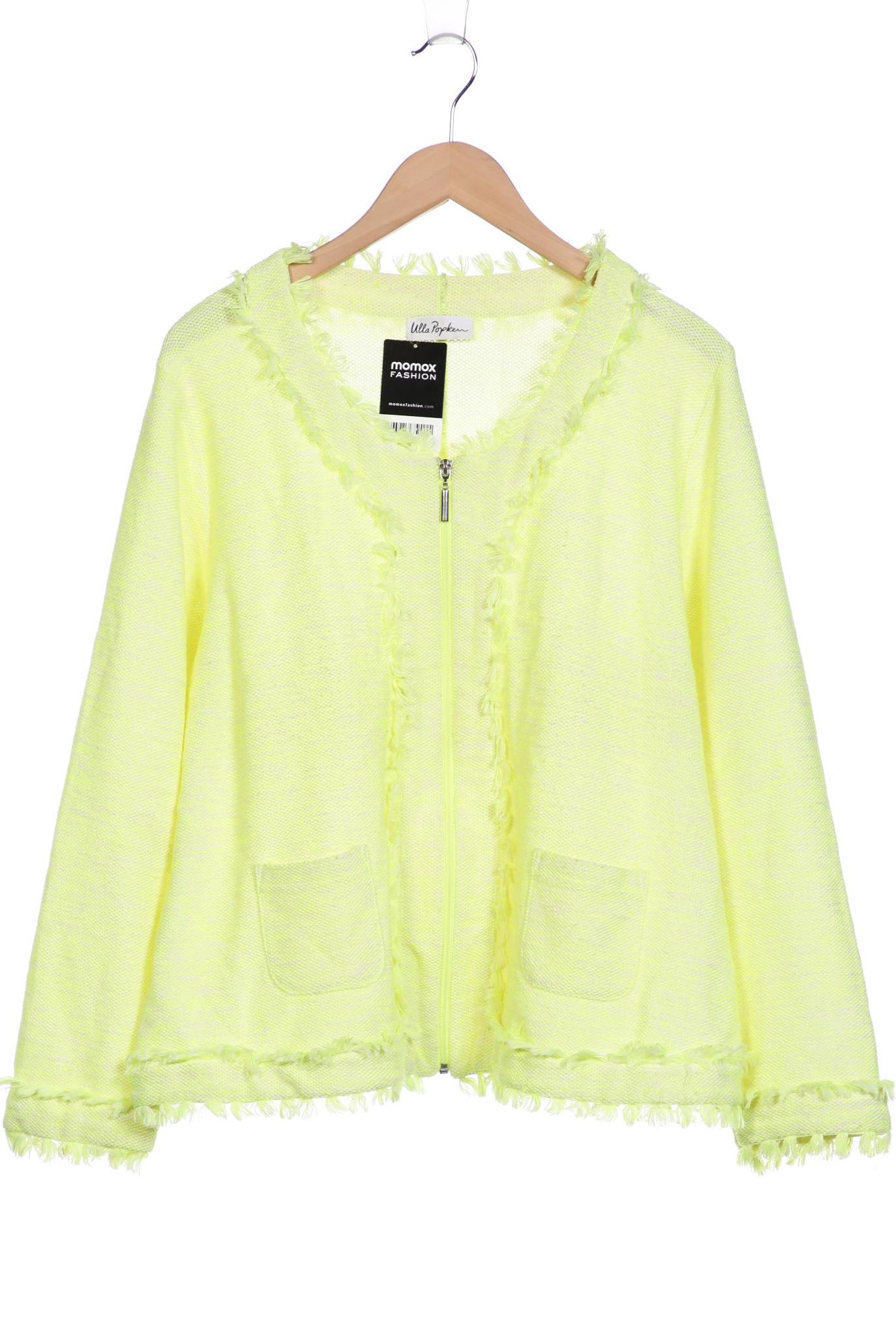 

Ulla Popken Damen Strickjacke, gelb, Gr. 50