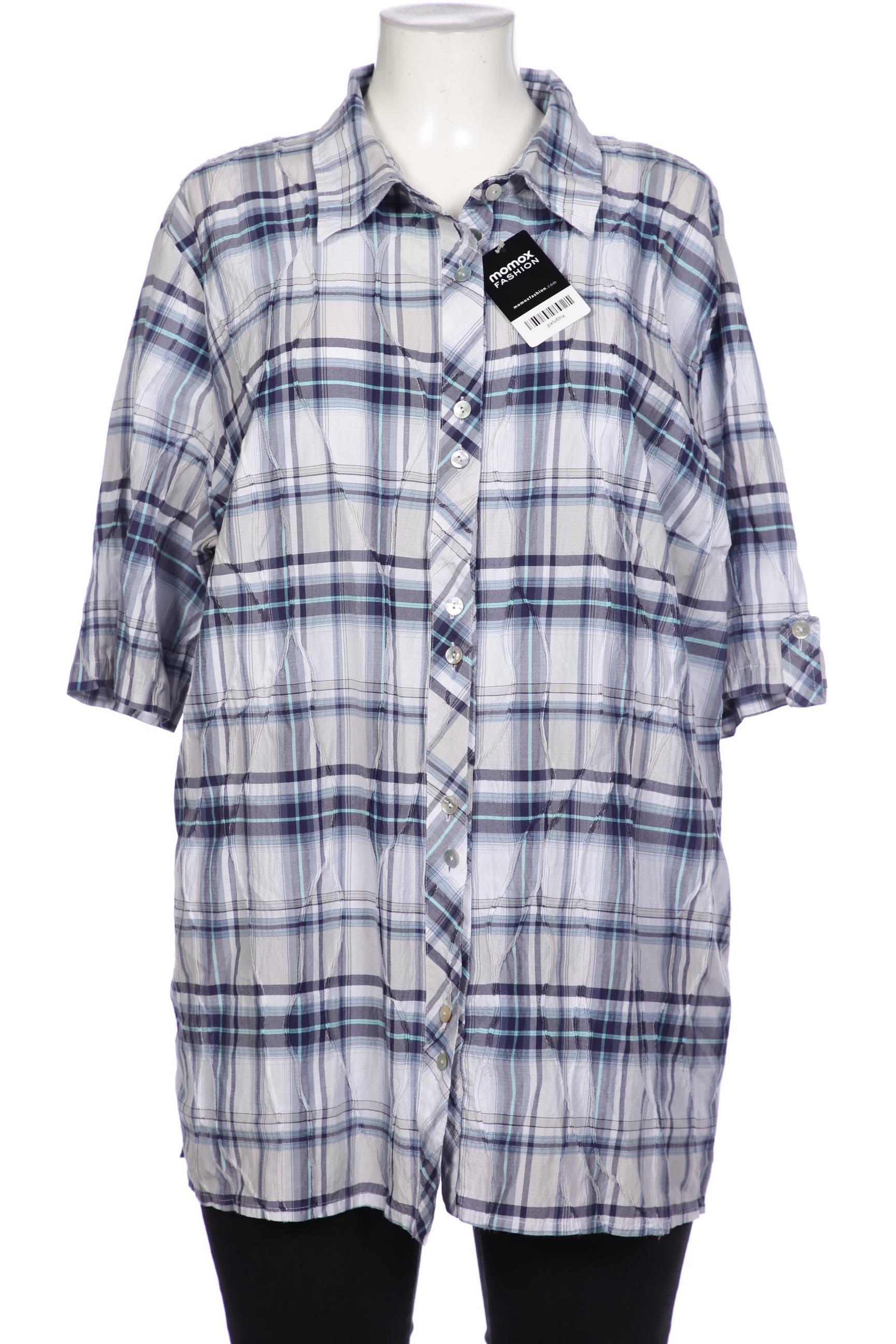 

Ulla Popken Damen Bluse, blau, Gr. 50