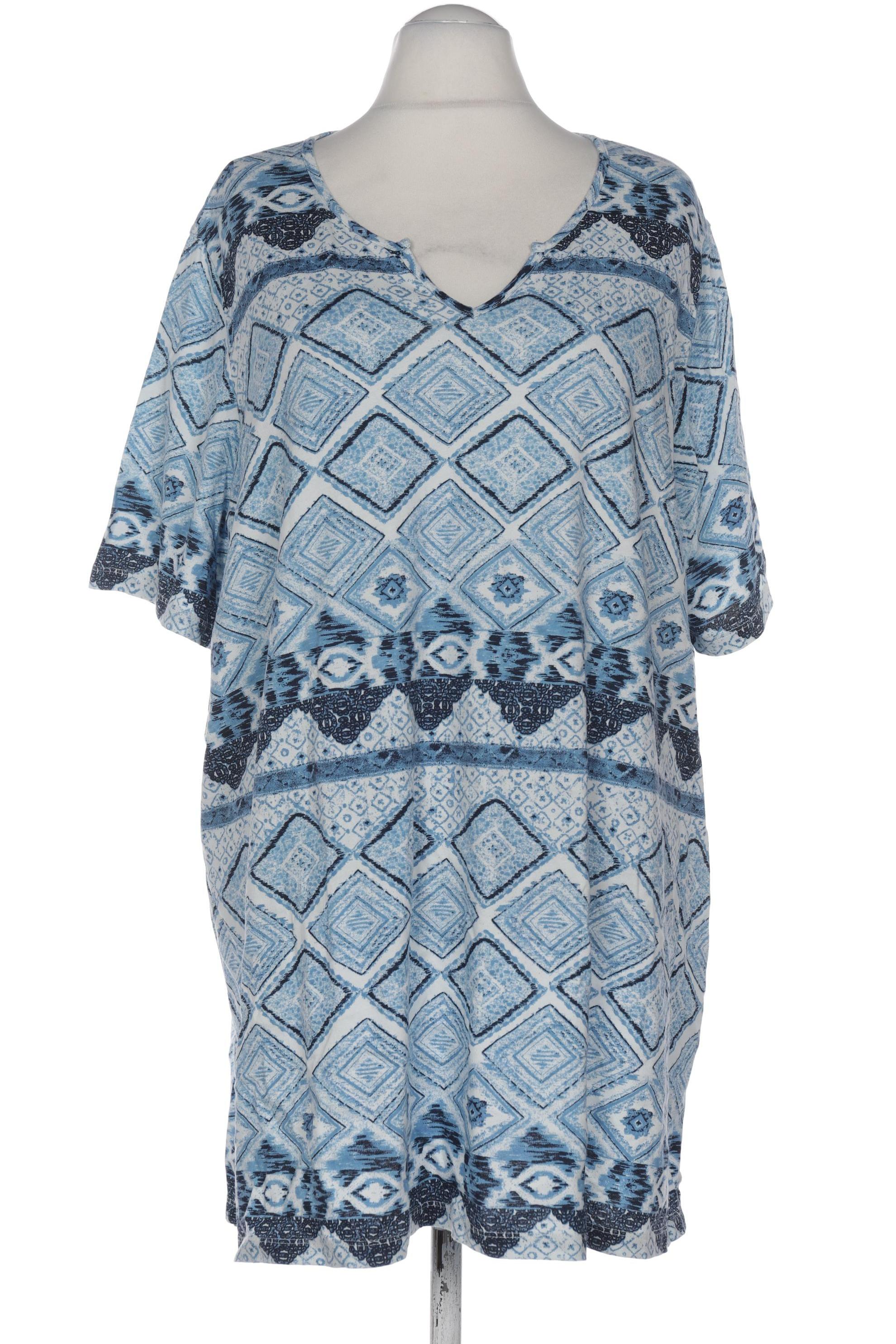 

Ulla Popken Damen T-Shirt, blau, Gr. 54