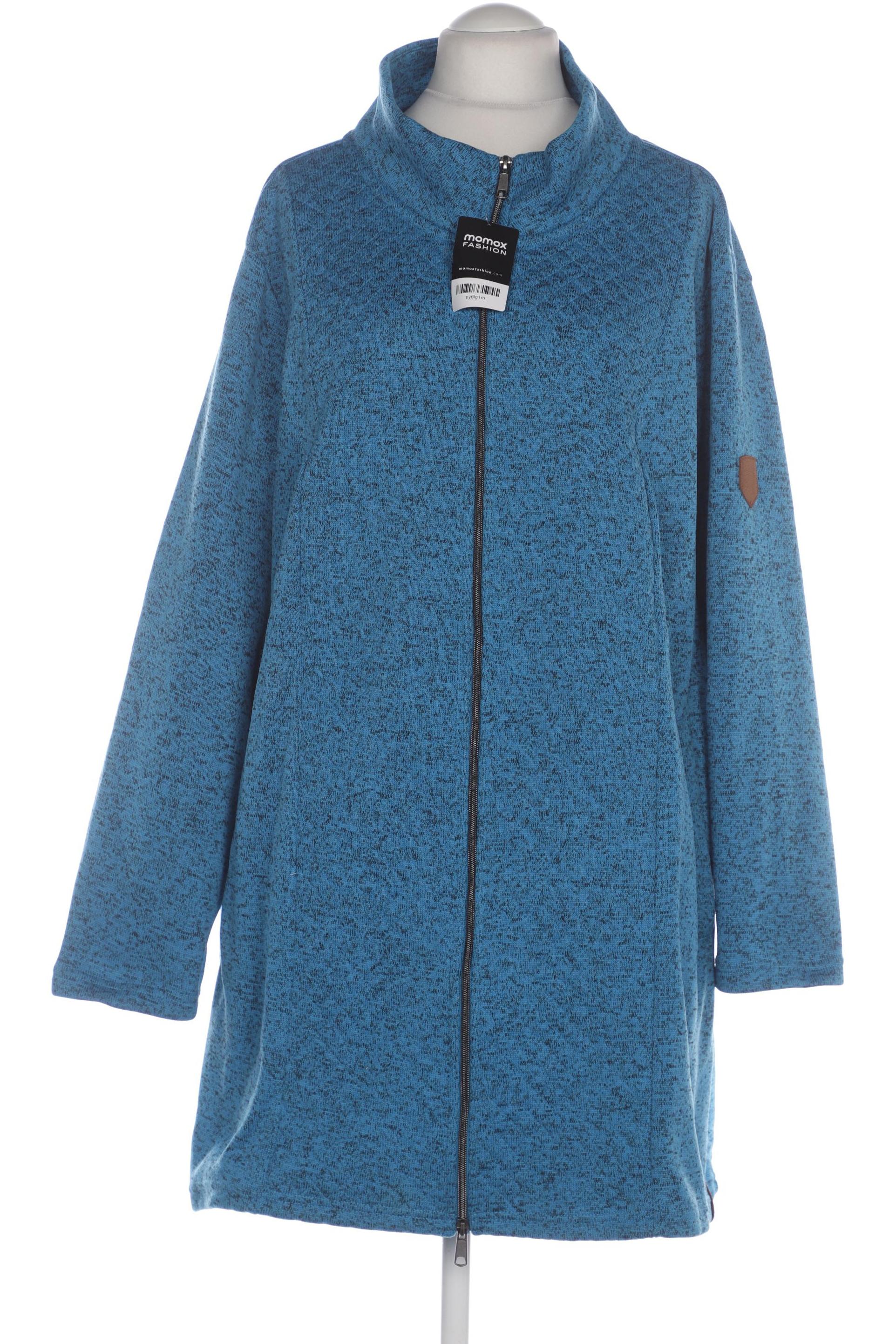 

Ulla Popken Damen Strickjacke, blau, Gr. 58