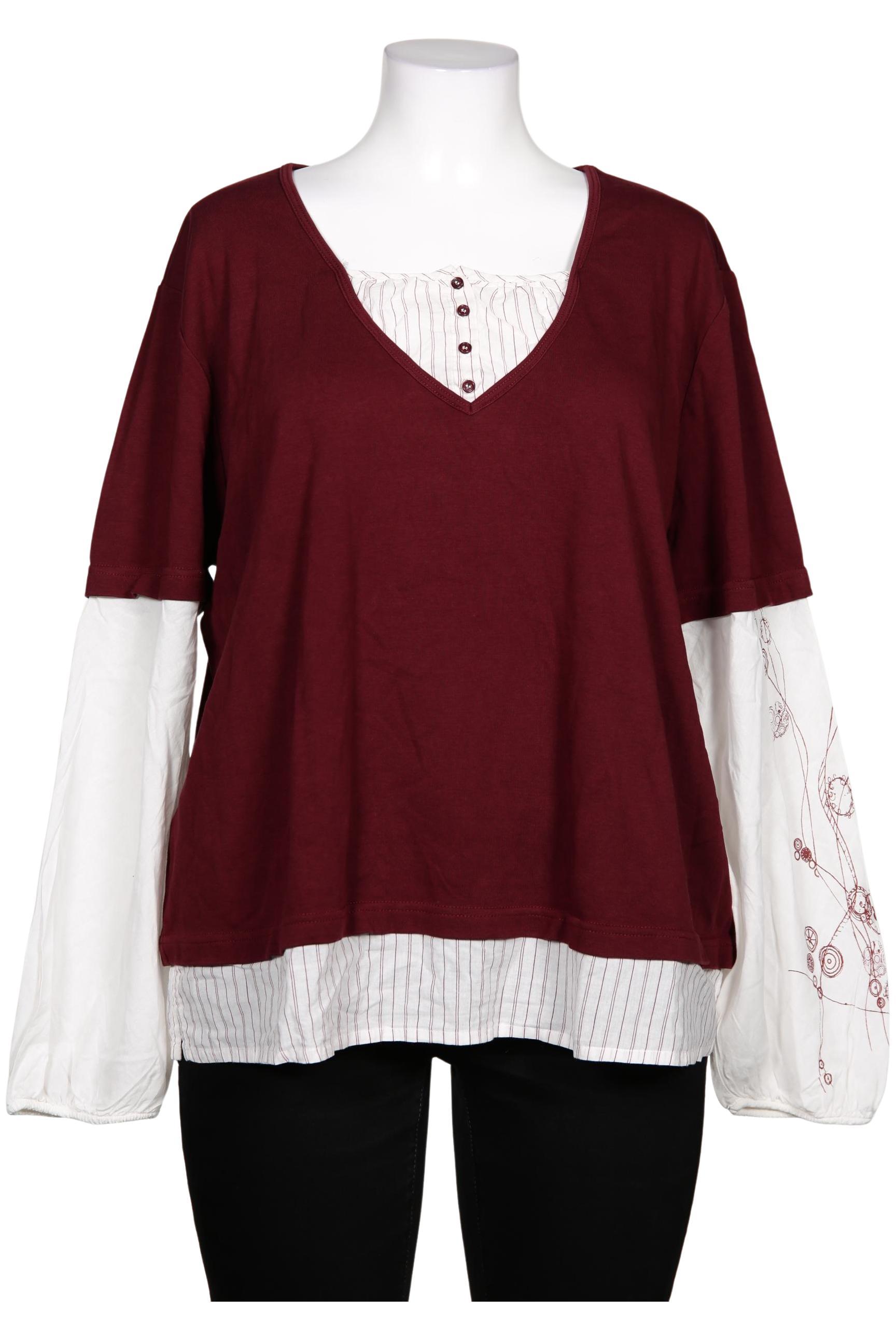 

Ulla Popken Damen Bluse, bordeaux, Gr. 50