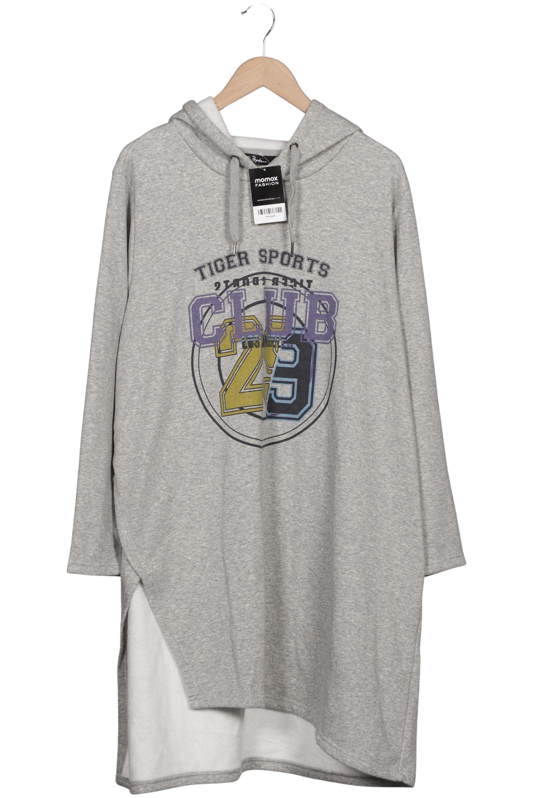 

Ulla Popken Damen Kapuzenpullover, grau, Gr. 46