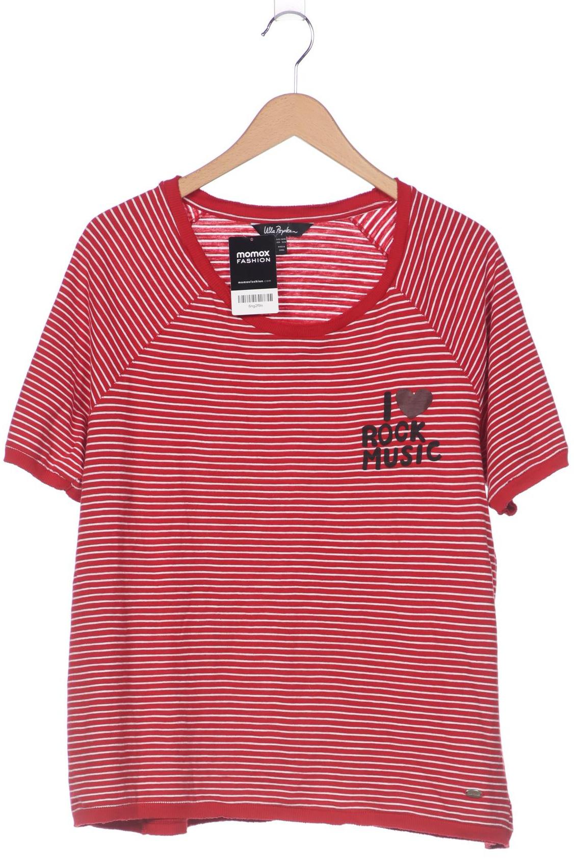 

Ulla Popken Damen T-Shirt, rot, Gr. 46